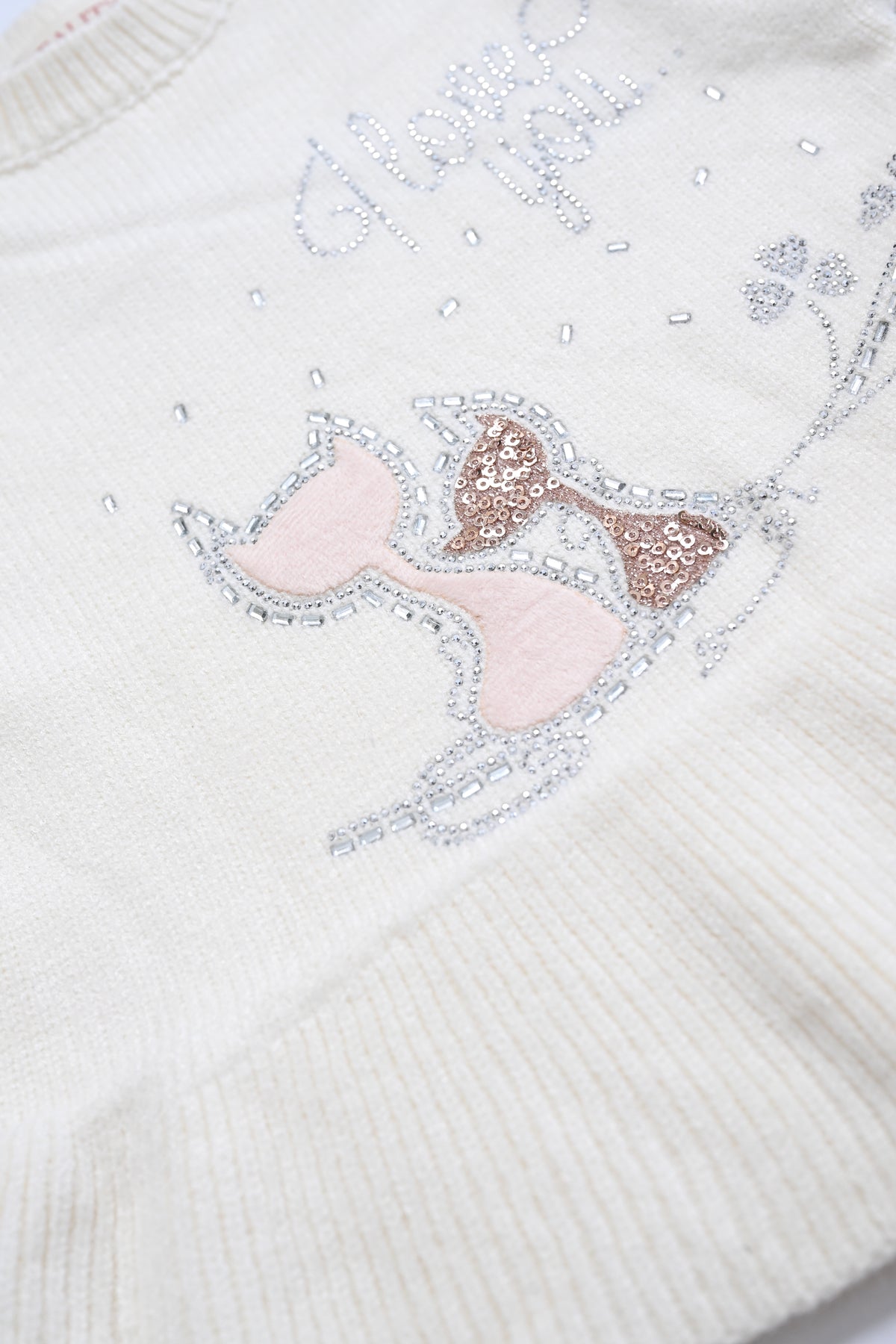 GIRL'S CREAM SWEATER Reality
