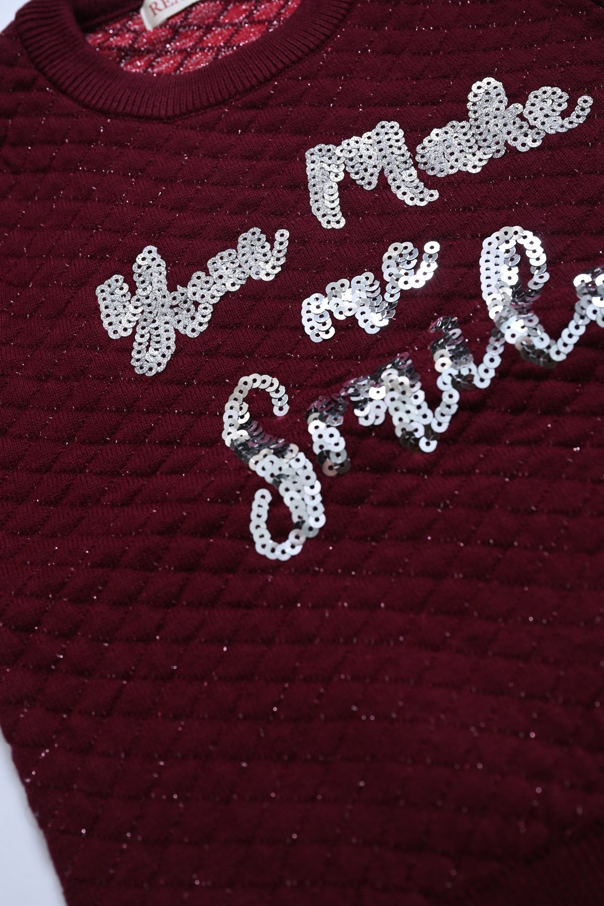 GIRL'S MEHROON SWEATER Reality