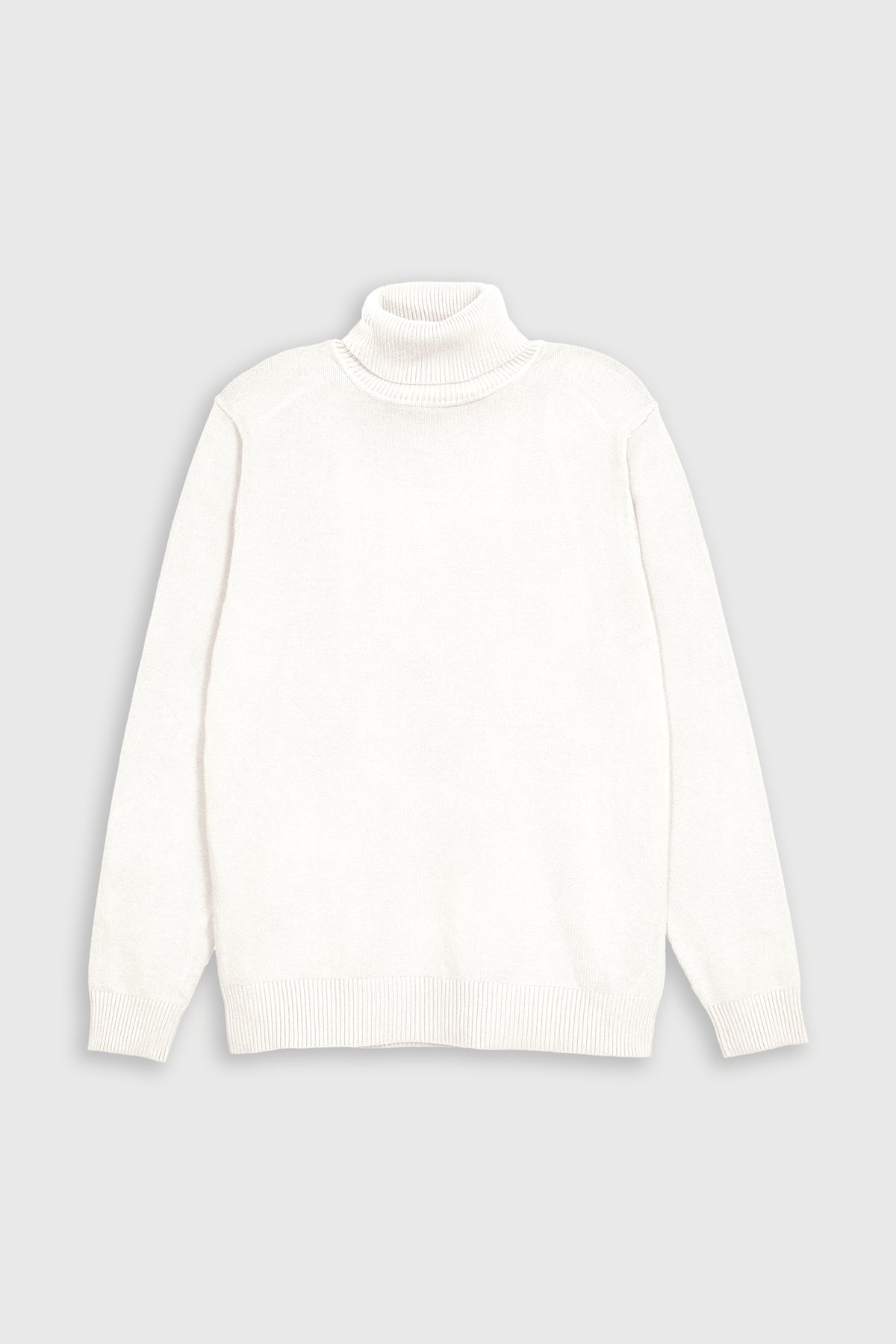MEN TURTLE NECK CREAM SWEATER Reality
