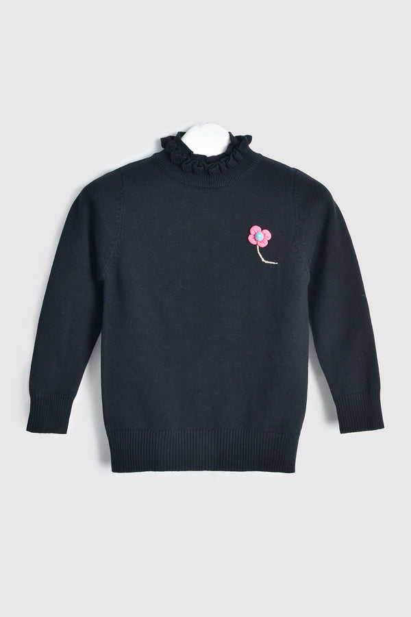 Mockneck Bloom Sweater