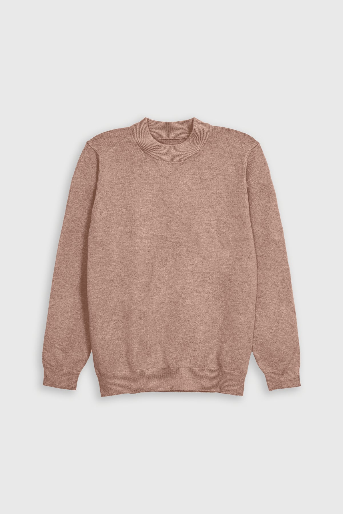 MEN CREW NECK CAMEL SWEATER Reality