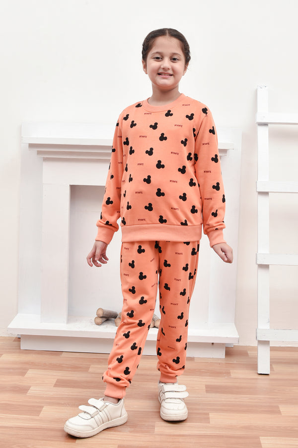 Mickey Mouse Print TrackSuit