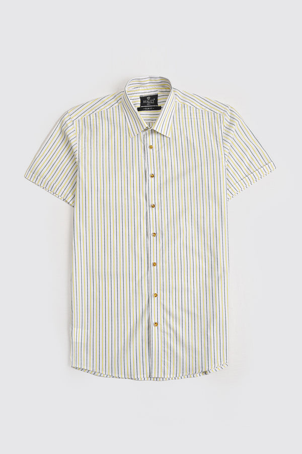 Off-White Striped Casual Shirt