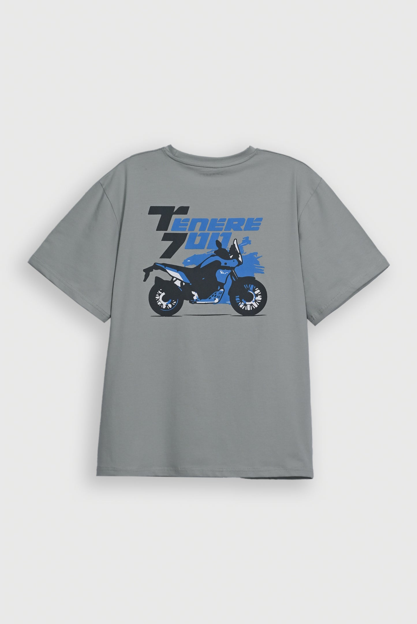 LIGHT GREEN LYCRA JERSEY MOTO GRAPHIC TEE