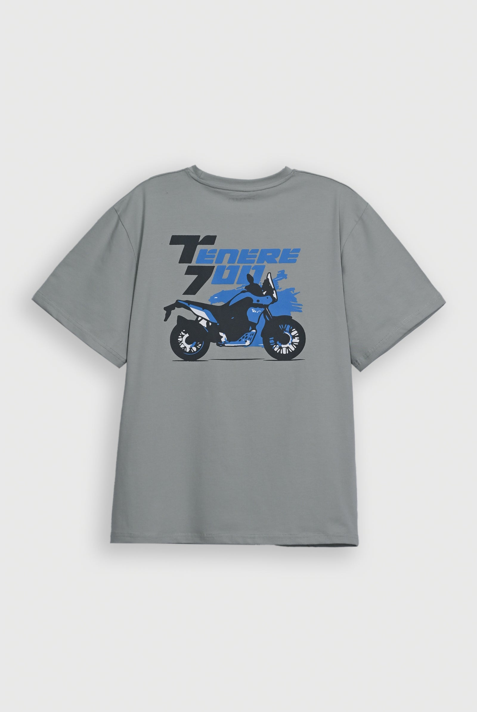 LIGHT GREEN LYCRA JERSEY MOTO GRAPHIC TEE Reality
