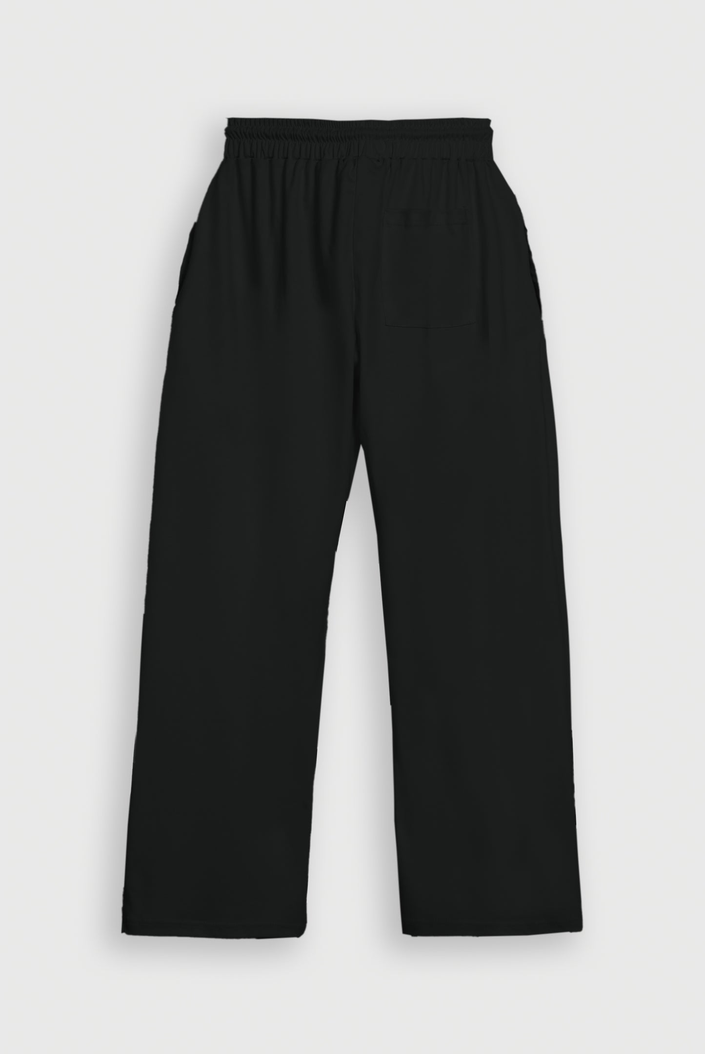 GRAY INTERLOCK KNITTED TROUSER