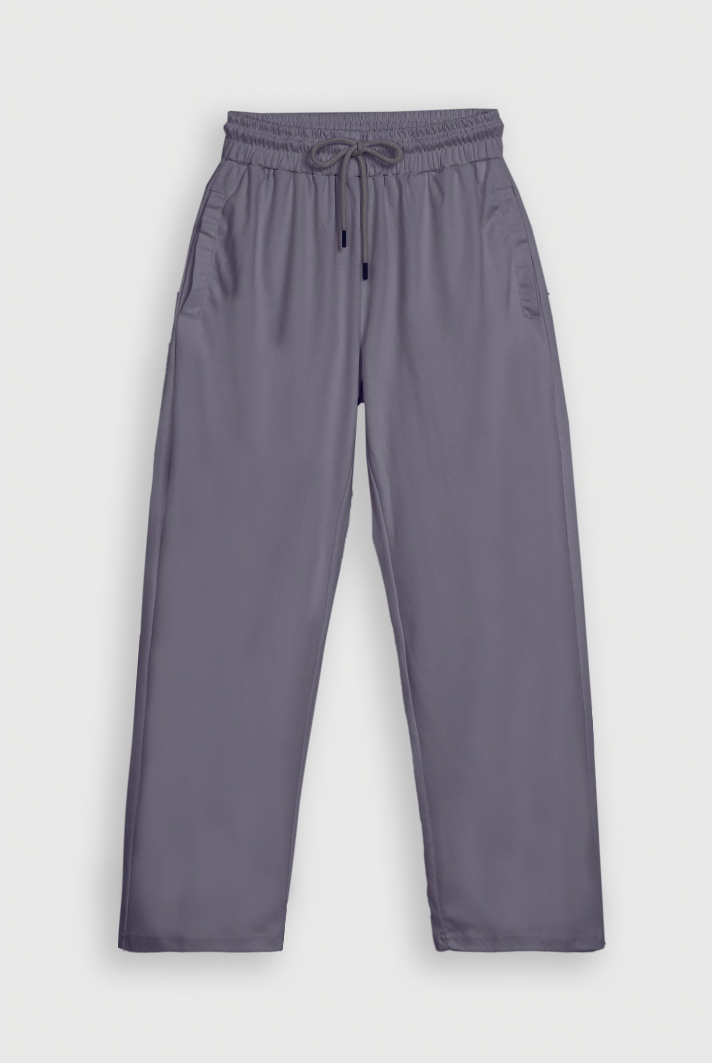 LIGHT BROWN INTERLOCK KNITTED TROUSER Reality