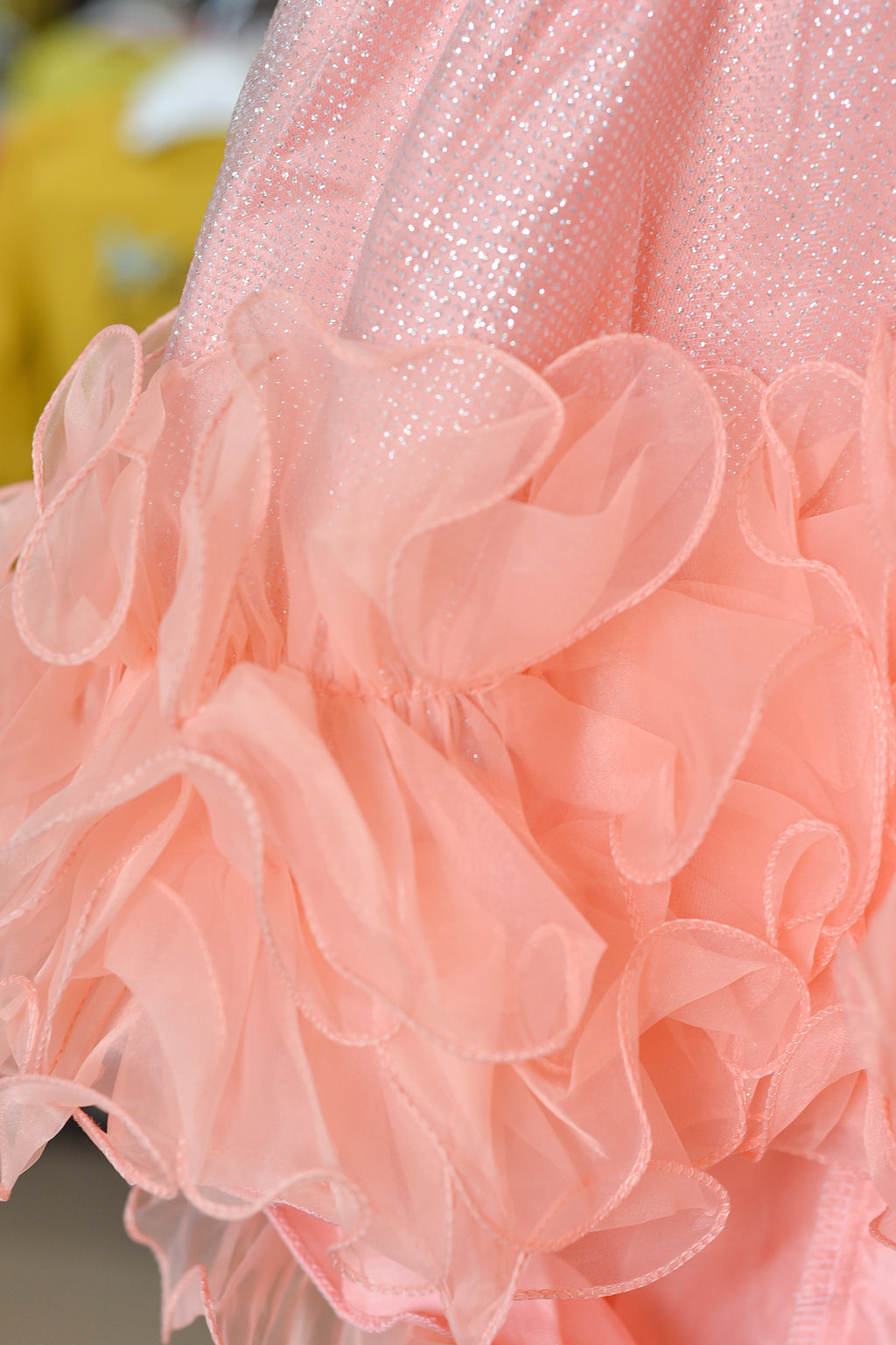 Twinkle Peach Party Frock Reality