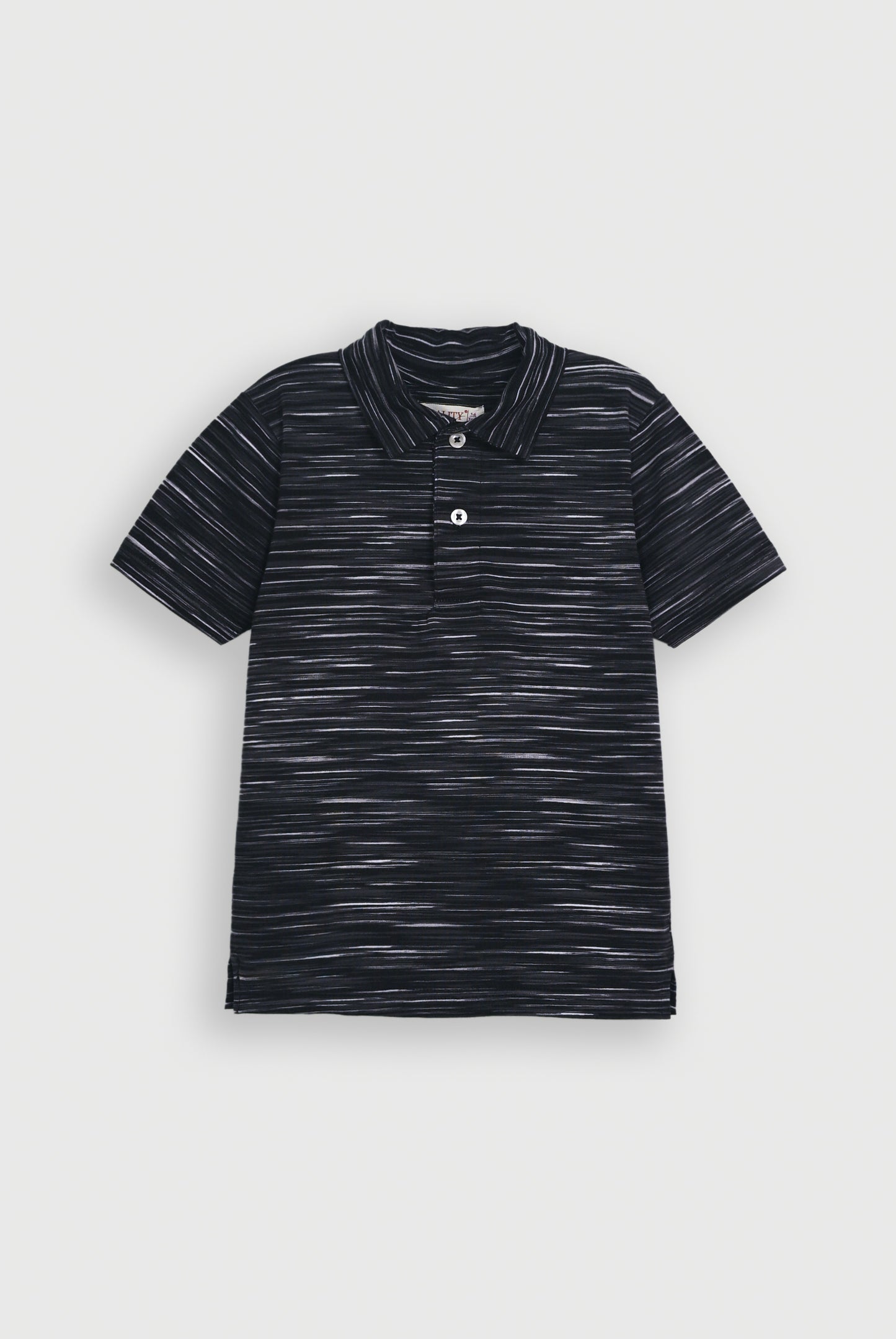 BOY PRINTED BLACK POLO