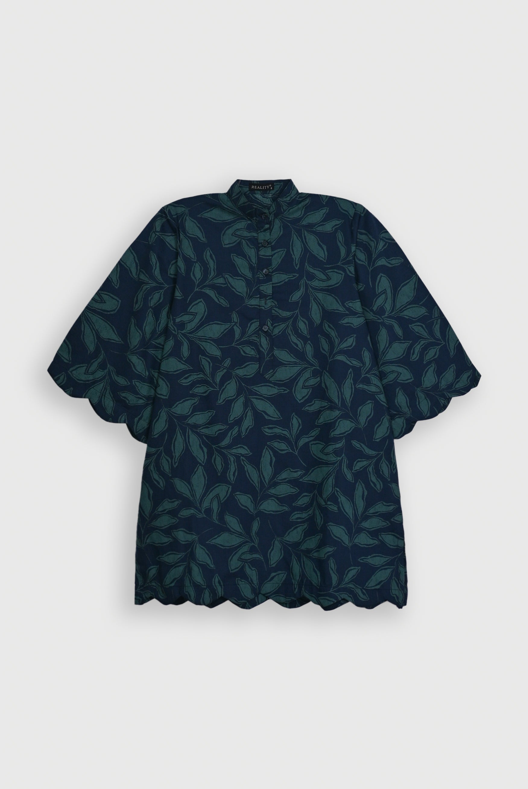 NAVY FLORAL FROCK Reality