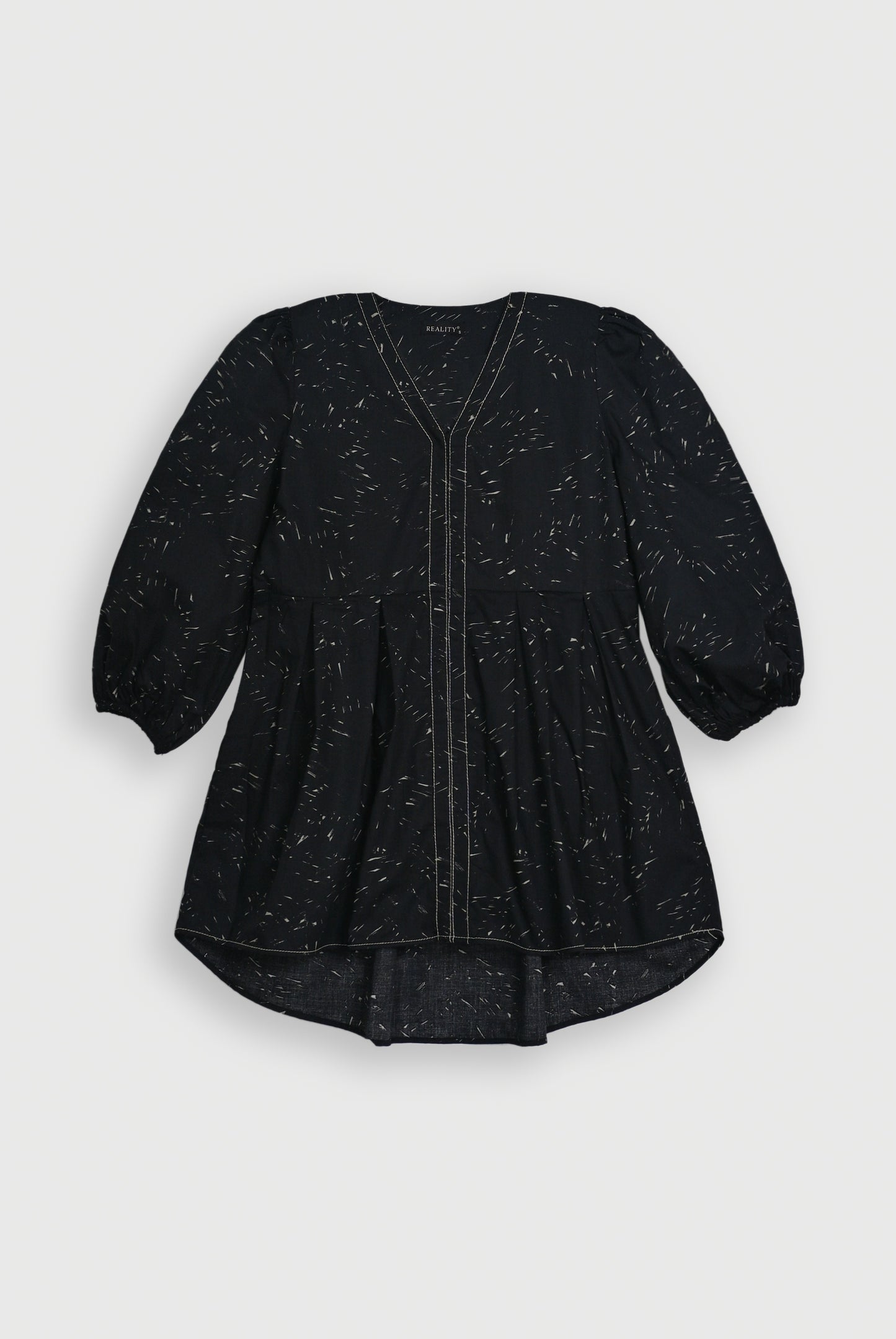 BLACK FLORAL FROCK Reality