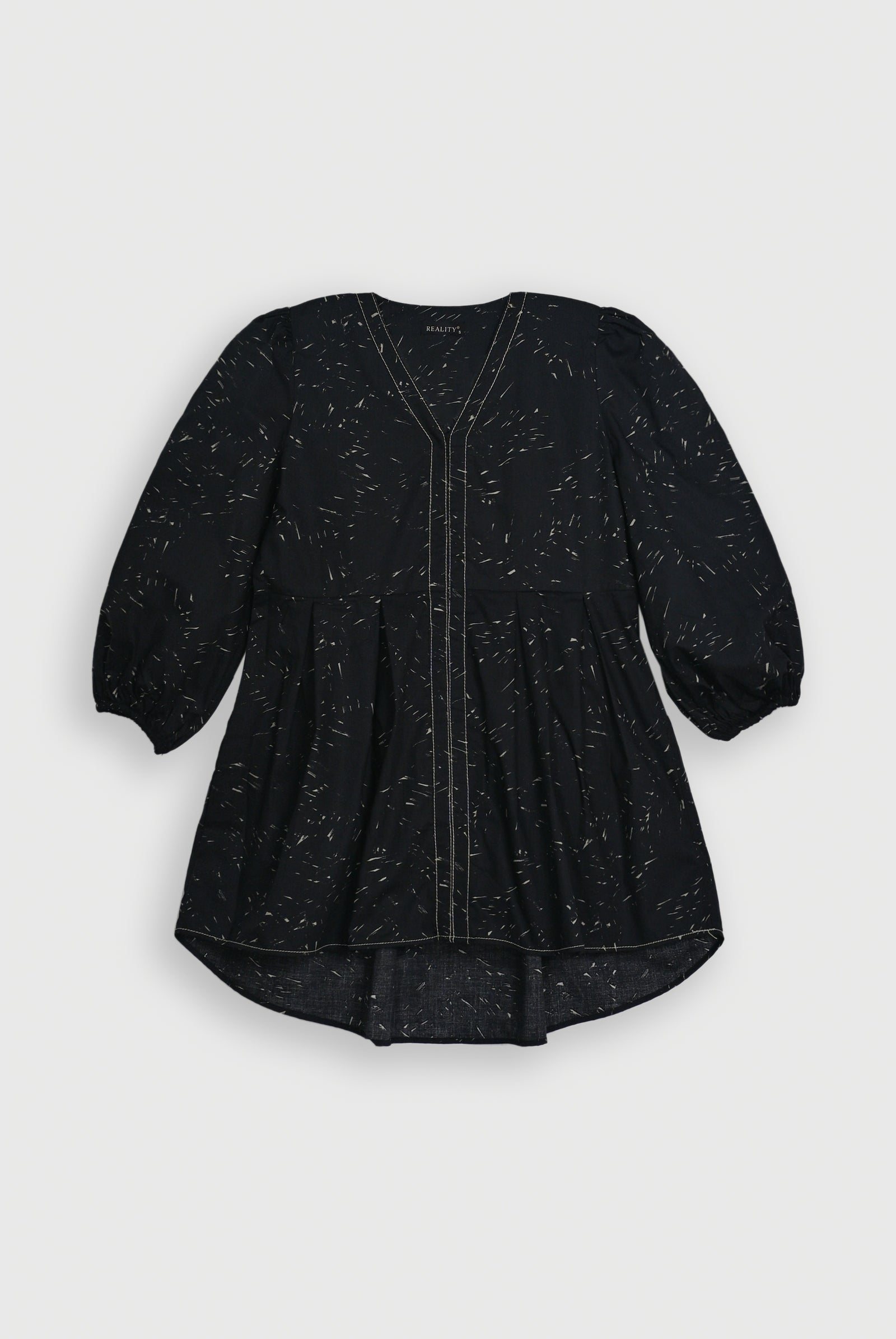 BLACK FLORAL FROCK Reality