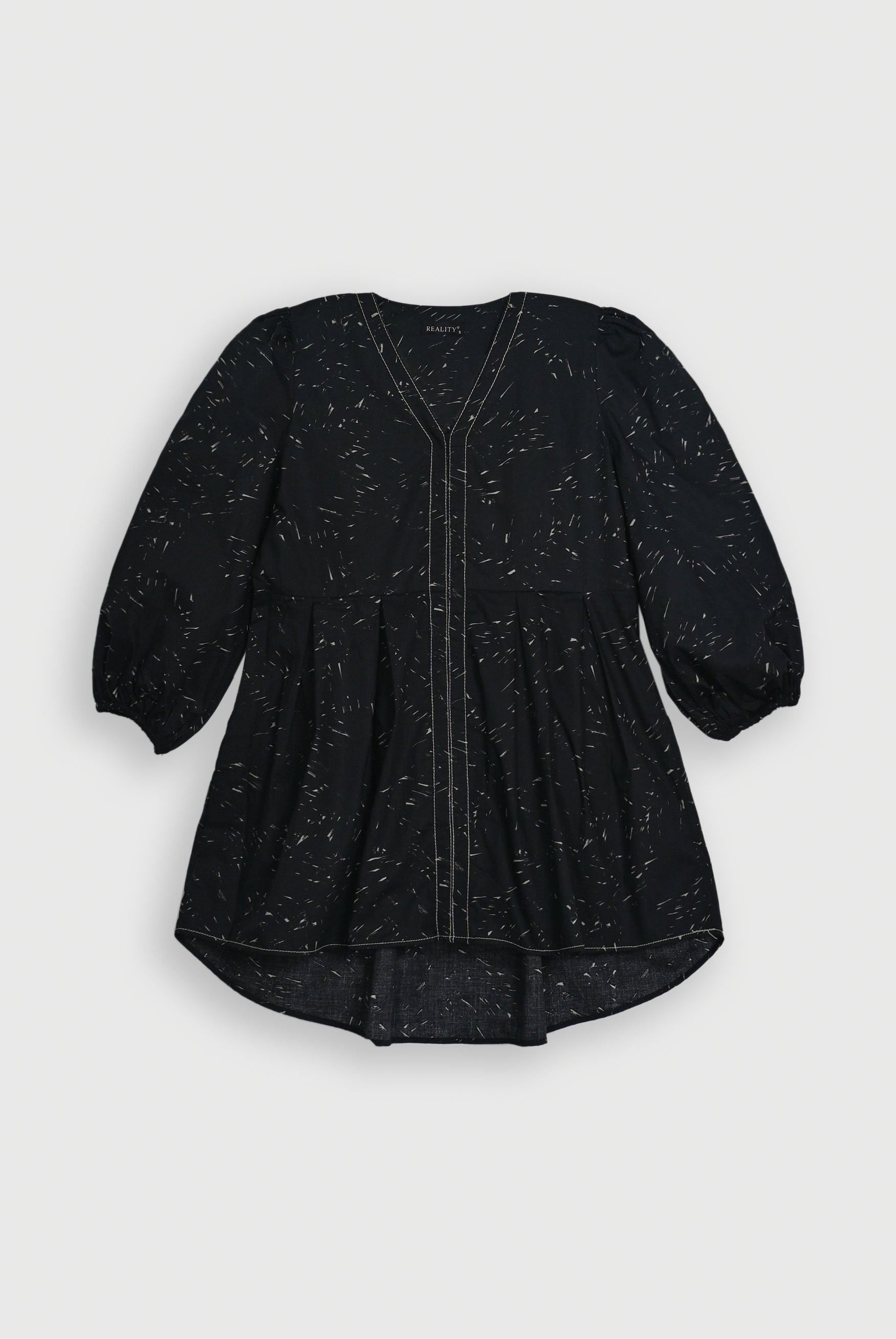 BLACK FLORAL FROCK Reality