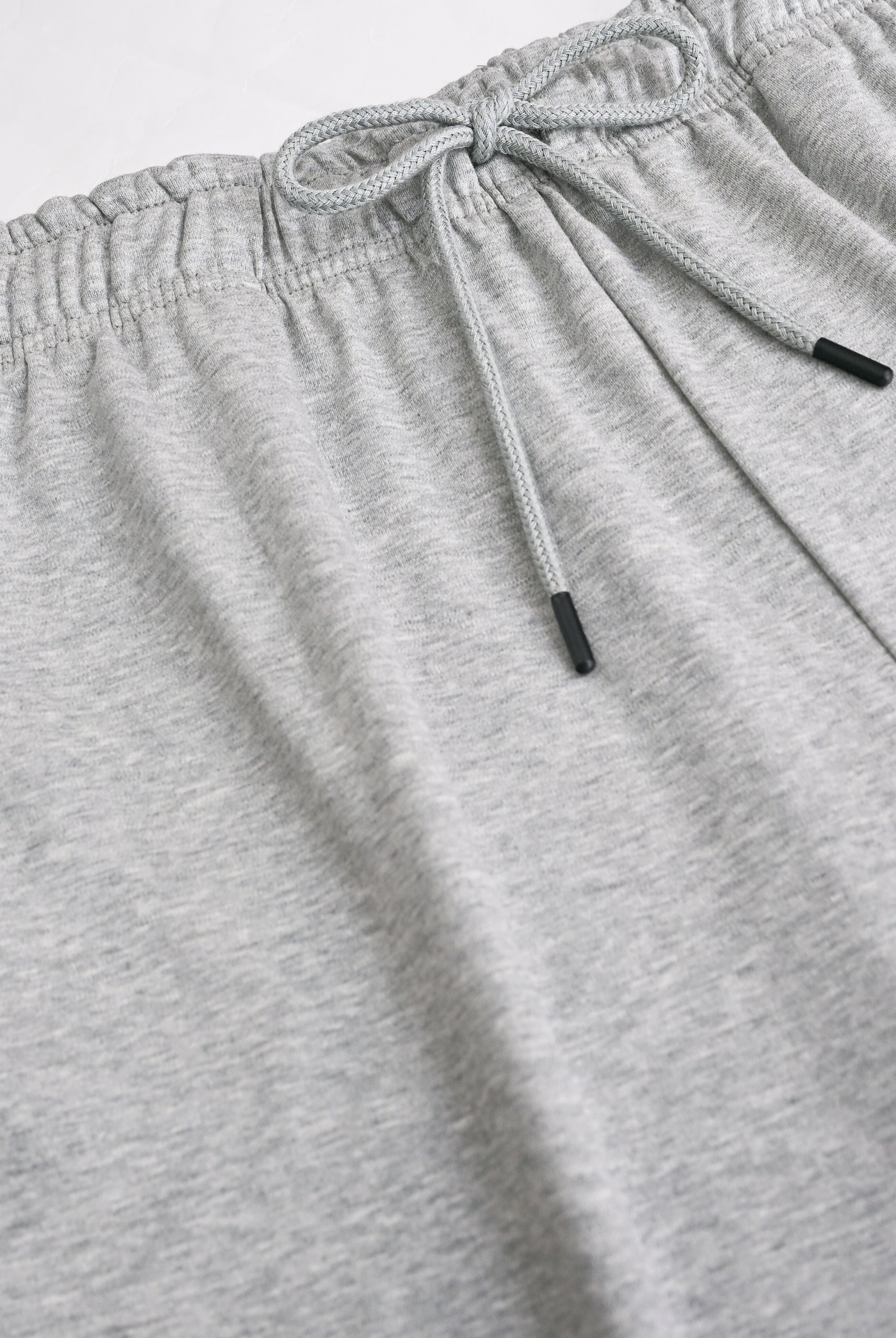 SOLID COTTON GRAY SHORTS Reality