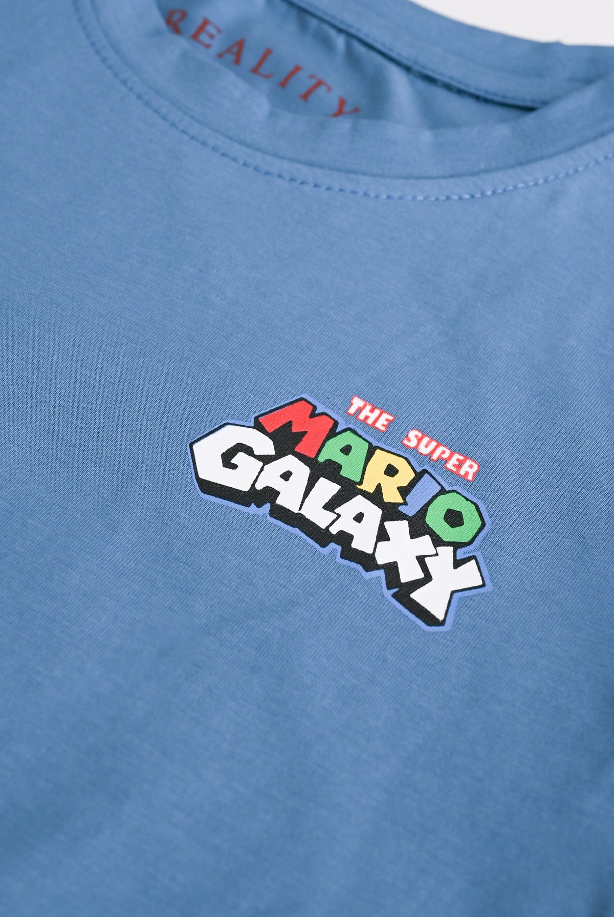WORTHY GRAPHIC LIGHT BLUE TEE Reality