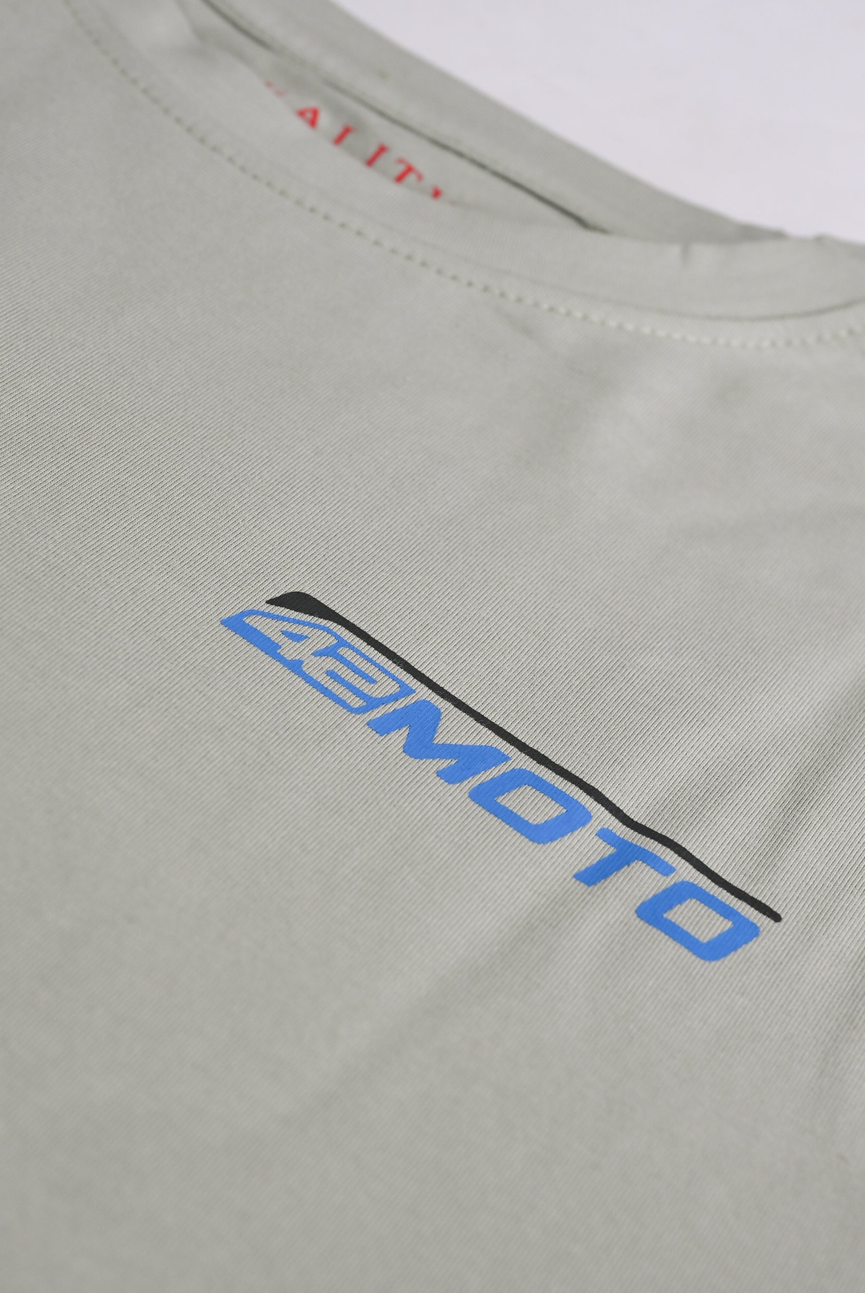 LIGHT GREEN LYCRA JERSEY MOTO GRAPHIC TEE Reality