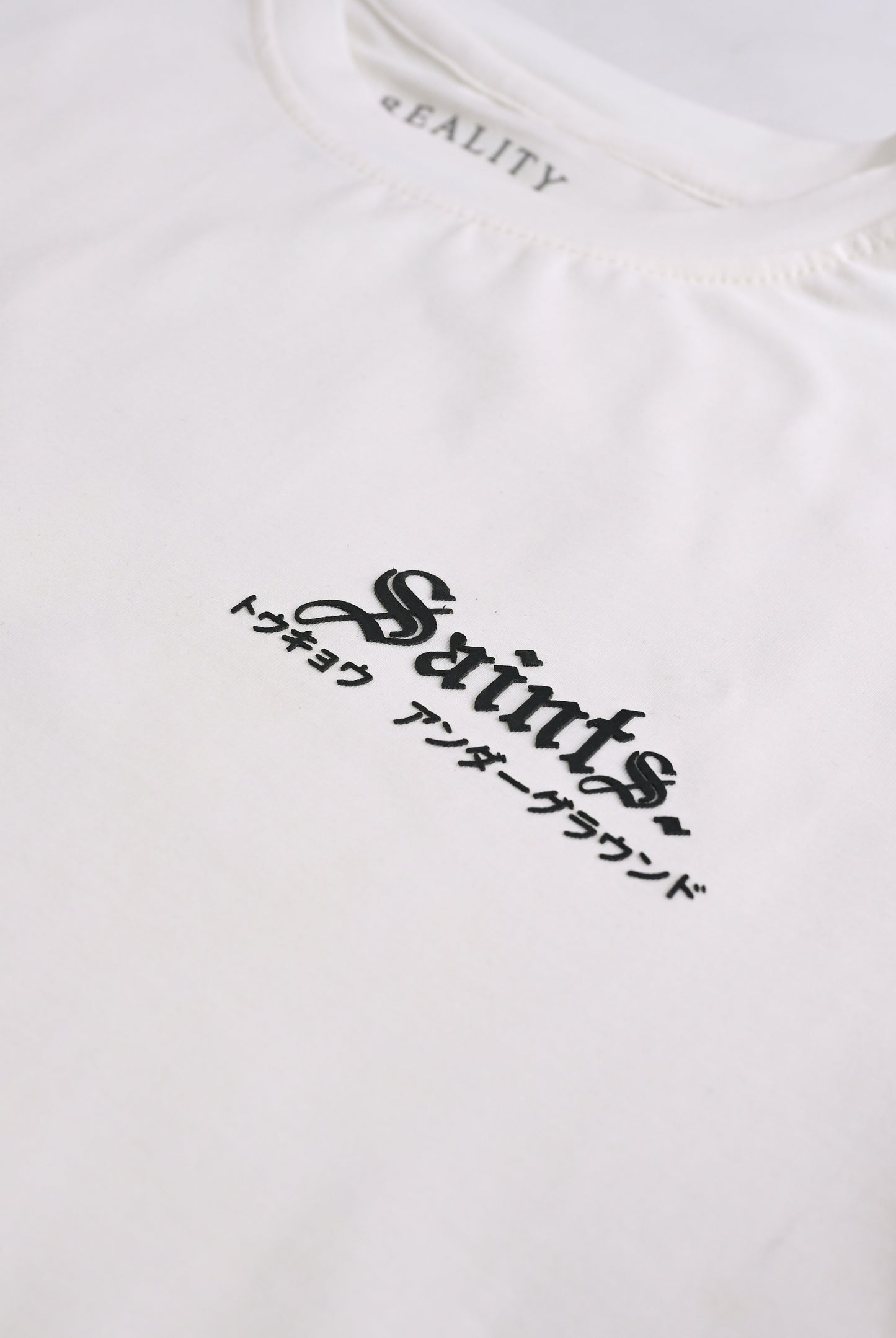 OFF WHITE LYCRA JERSEY TEE Reality