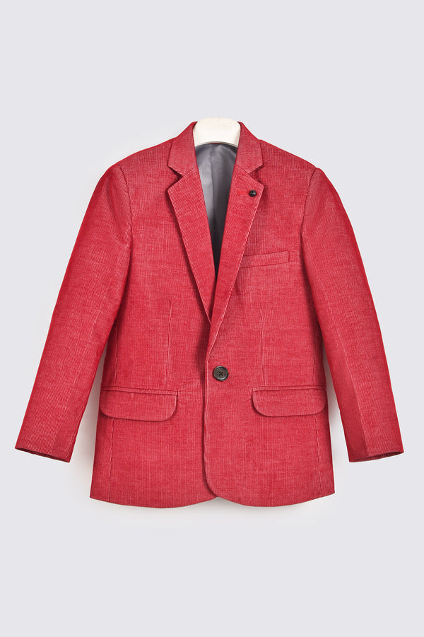 Red Corduroy Coat