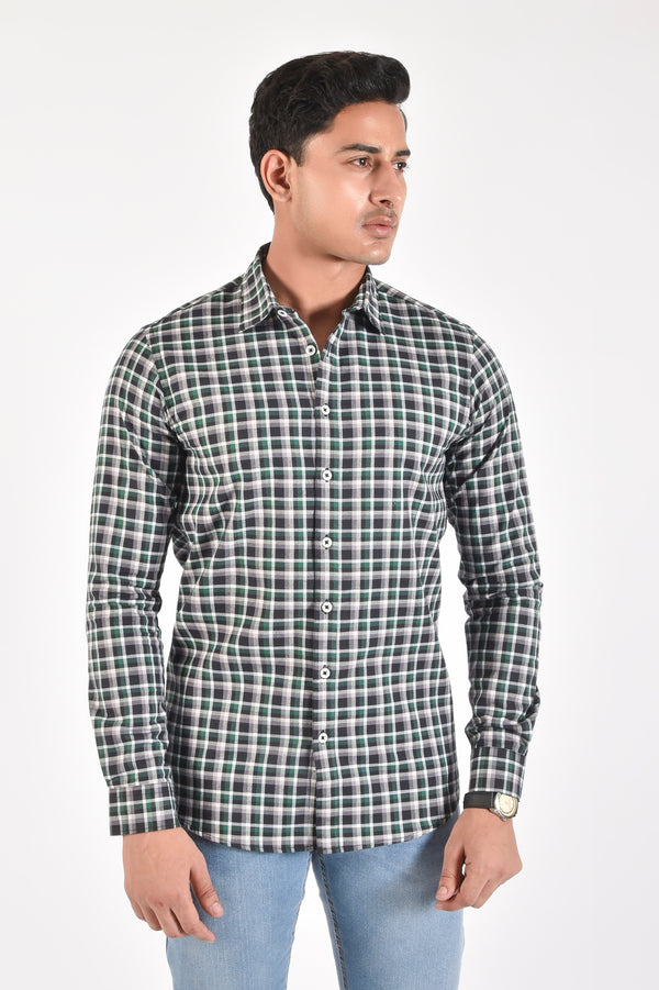 Classic Checked Flannel Casual Shirt