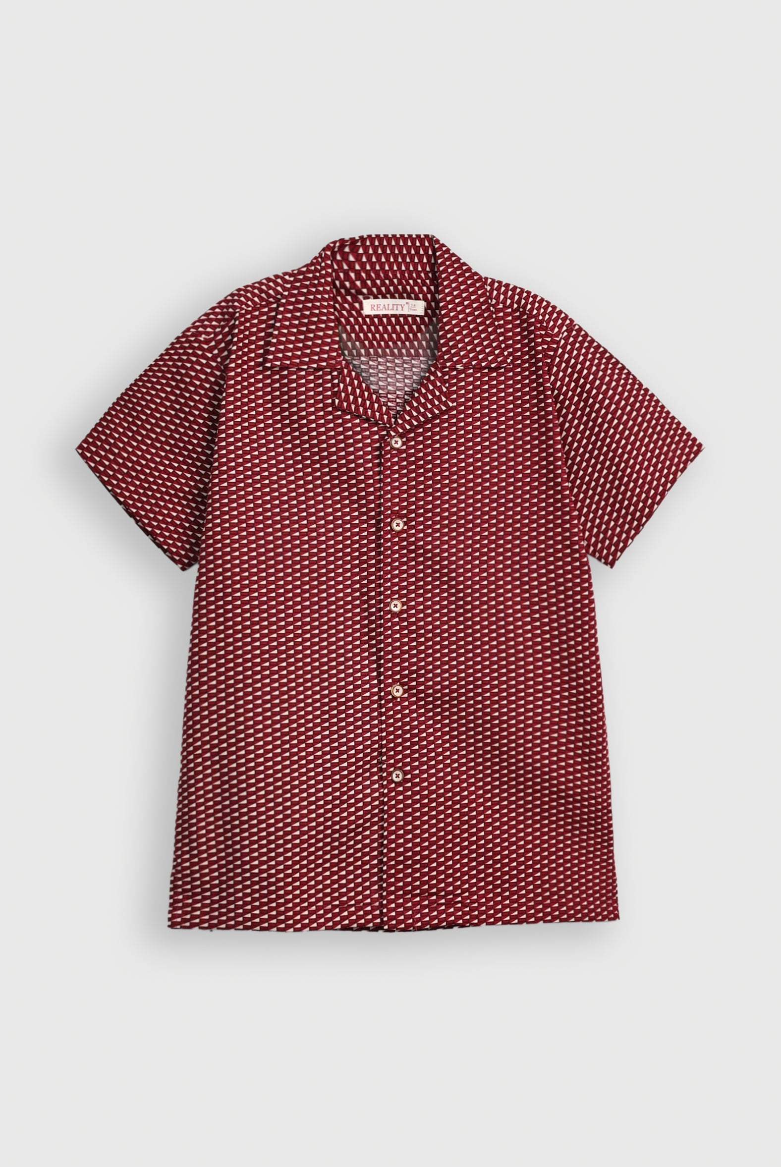 COAT COLLAR MEHROON CASUAL SHIRT Reality