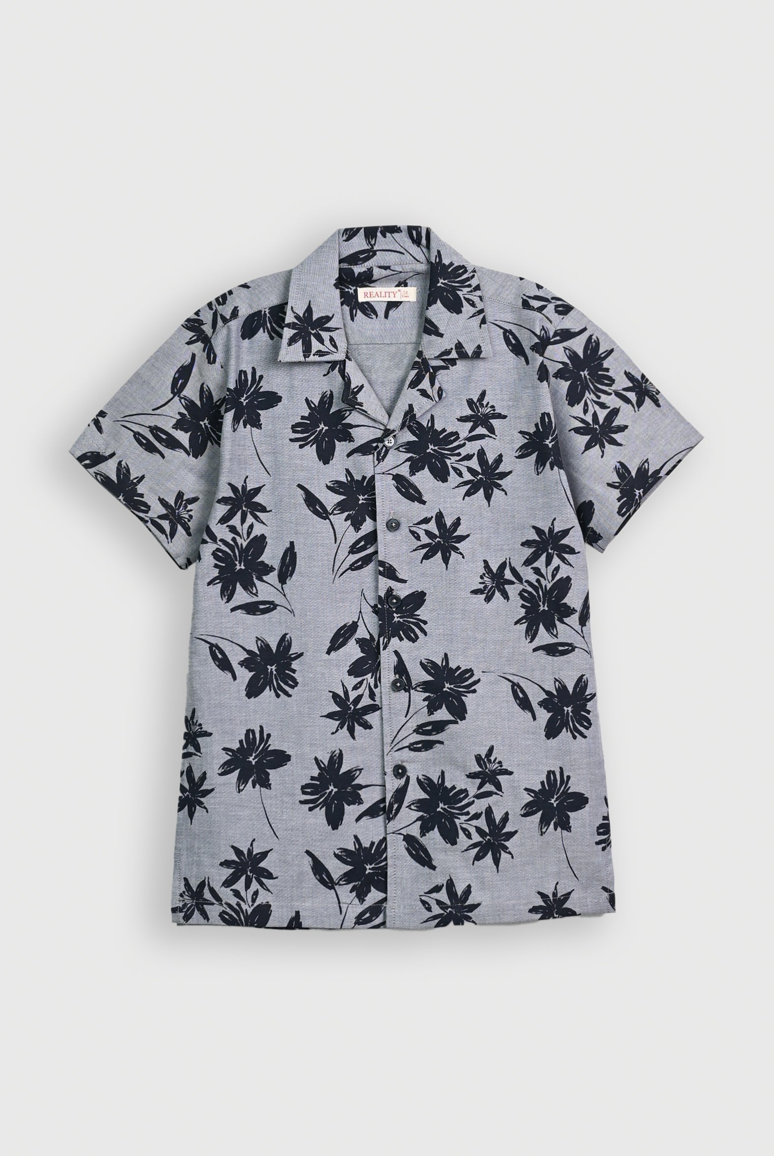 COAT COLLARDARK GREY CASUAL SHIRT Reality