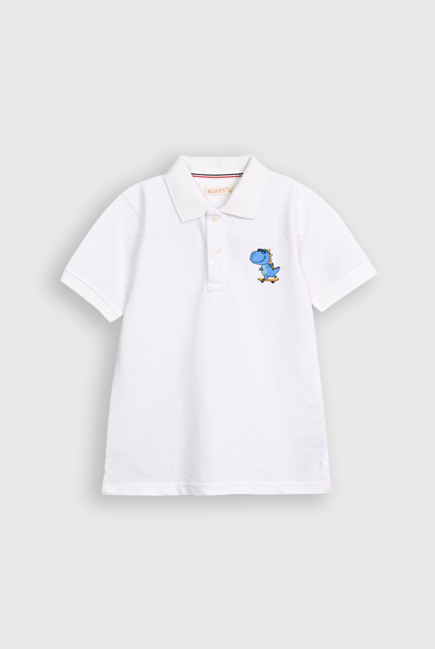 Boy WHITE Polo Reality