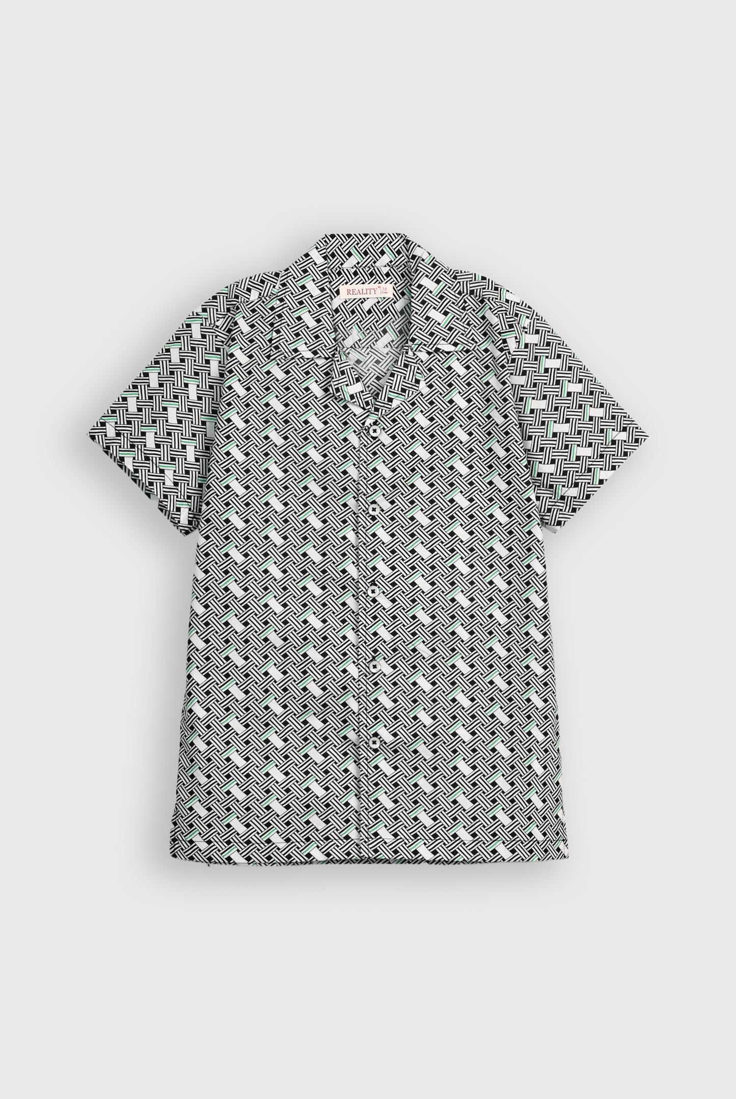 BCOAT COLLAR BLACK CASUAL SHIRT Reality