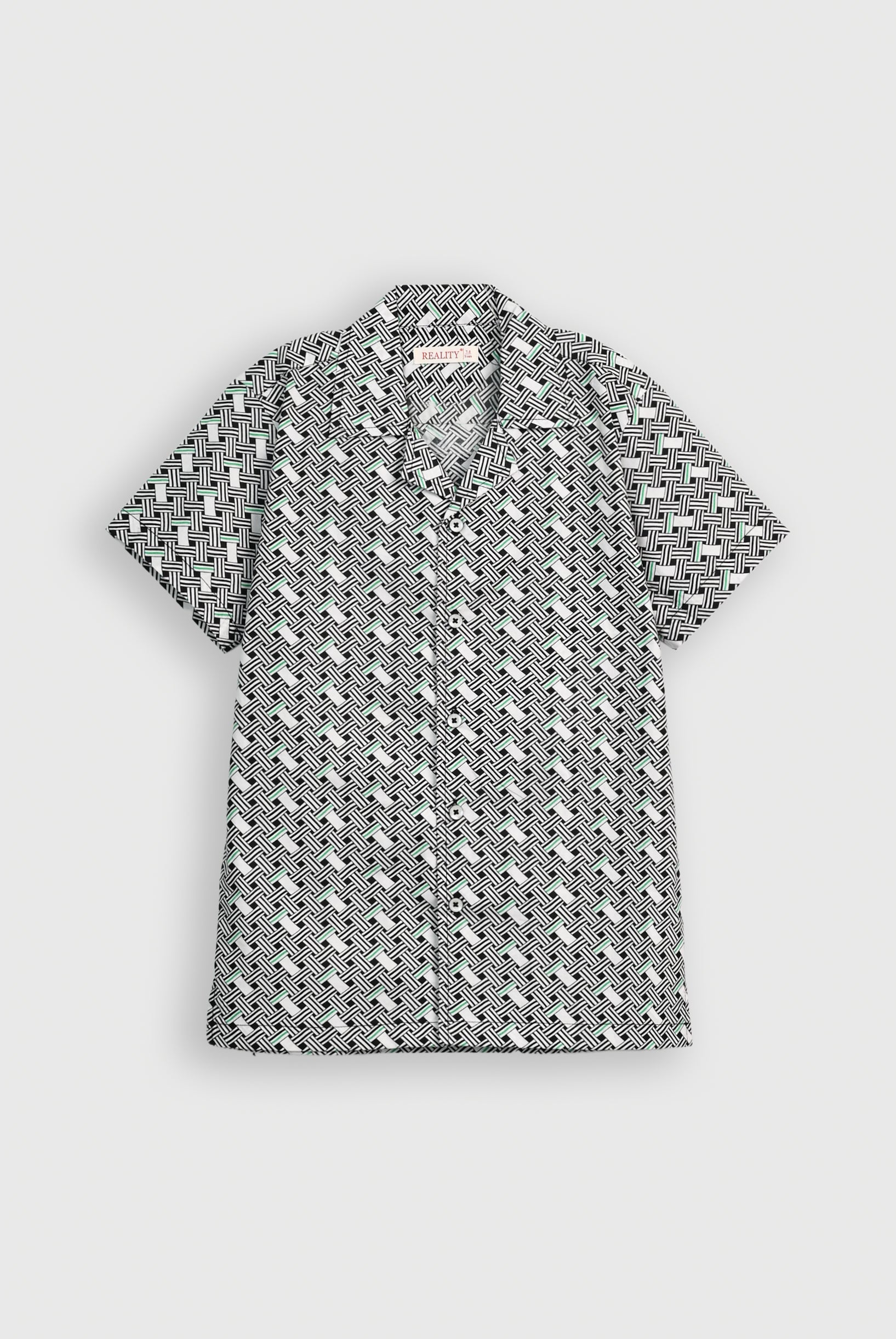 BCOAT COLLAR BLACK CASUAL SHIRT Reality