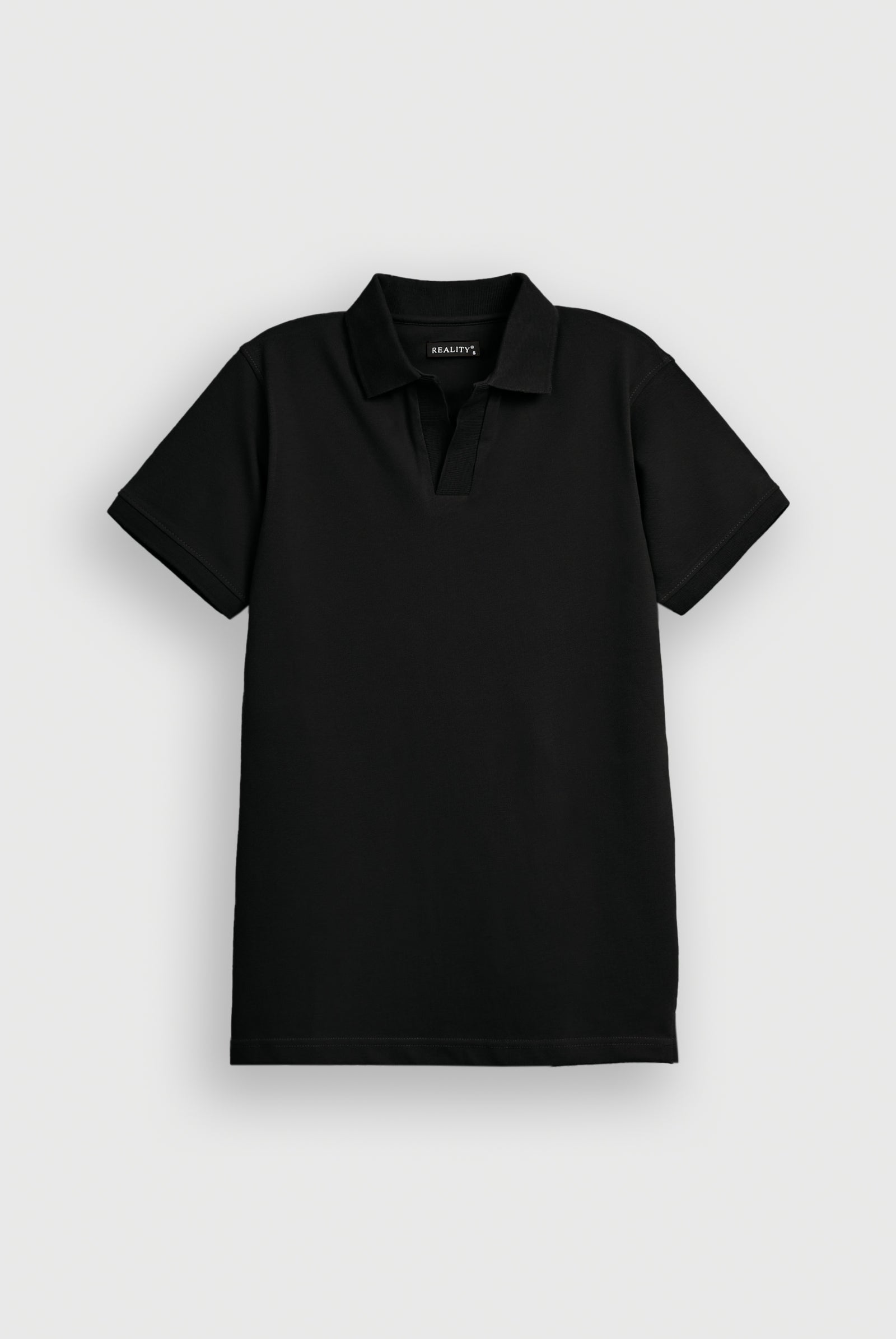 MEN BLACK POLO Reality