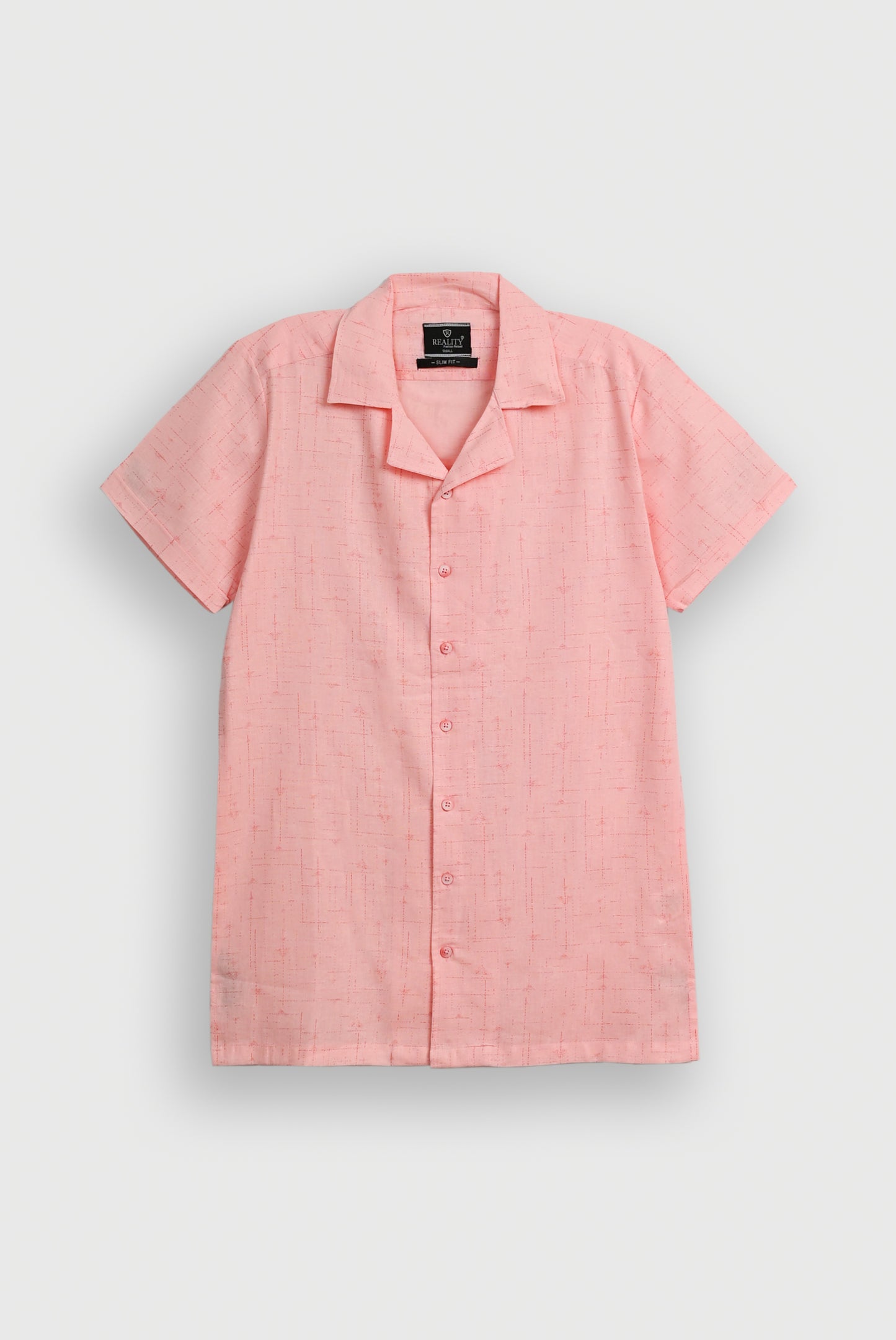COAT COLLAR PEACH CASUAL SHIRT Reality