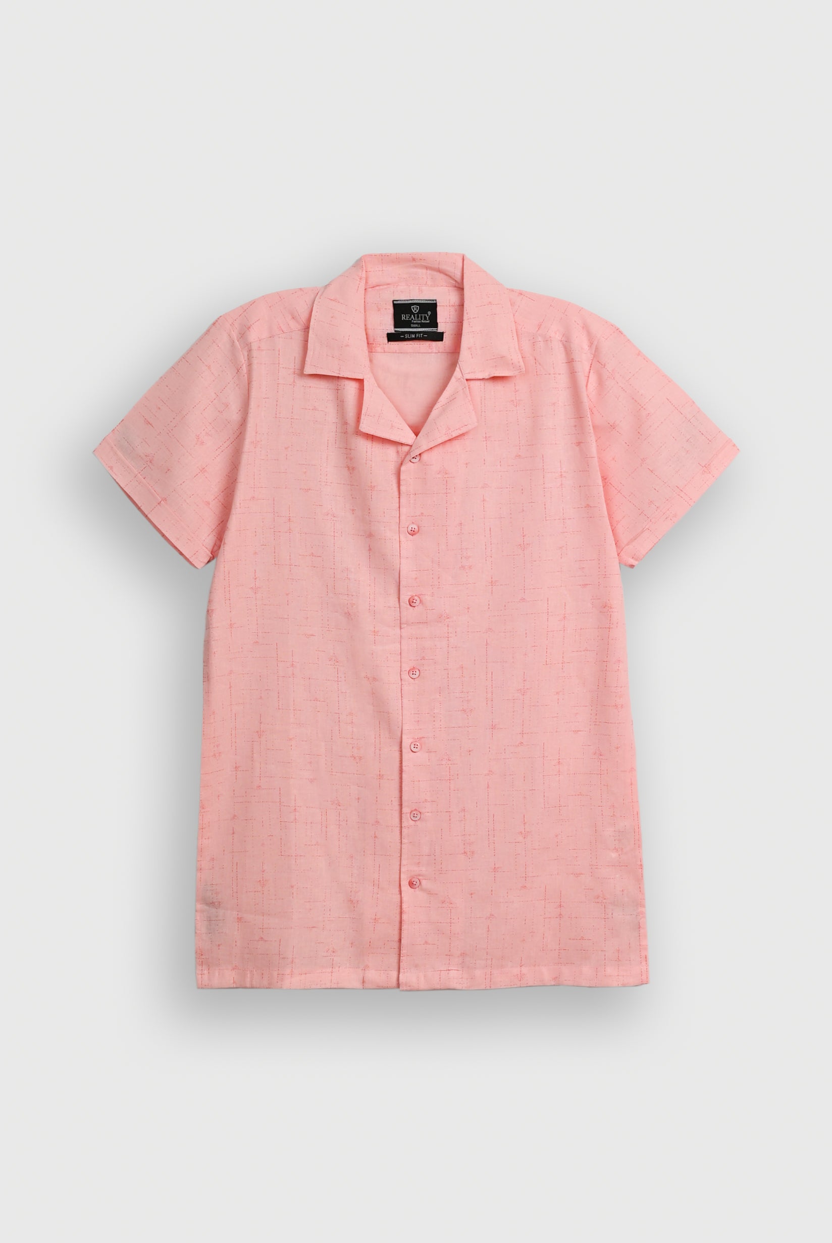 COAT COLLAR PEACH CASUAL SHIRT Reality
