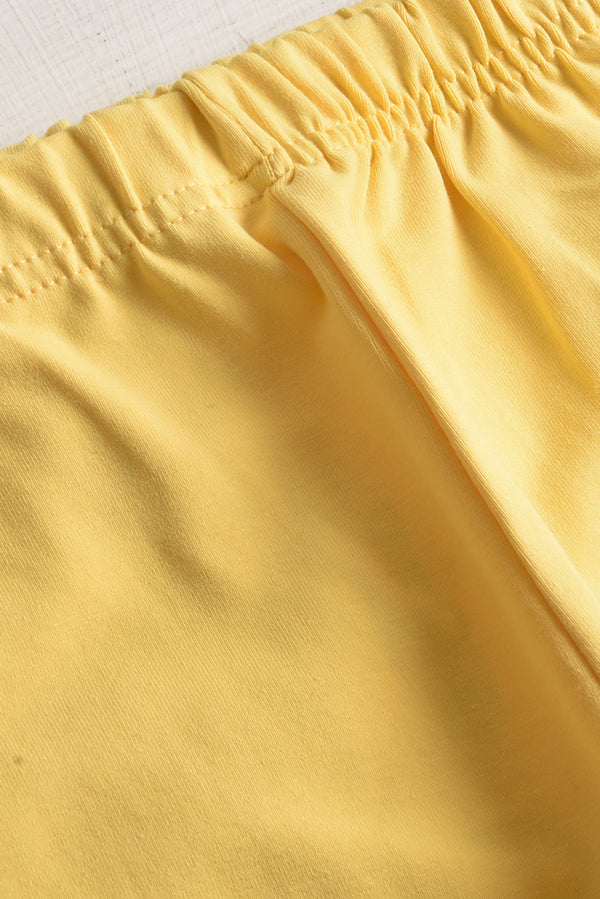 Girl's Tight (1-14Y) Yellow Reality