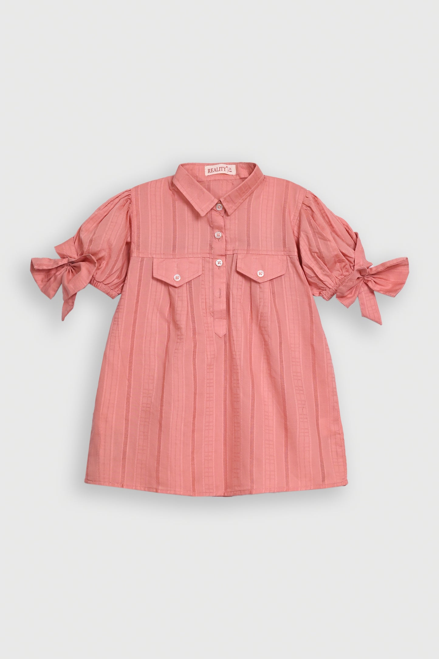 ELEGANT FUPP SLEEVE PEACH TOP