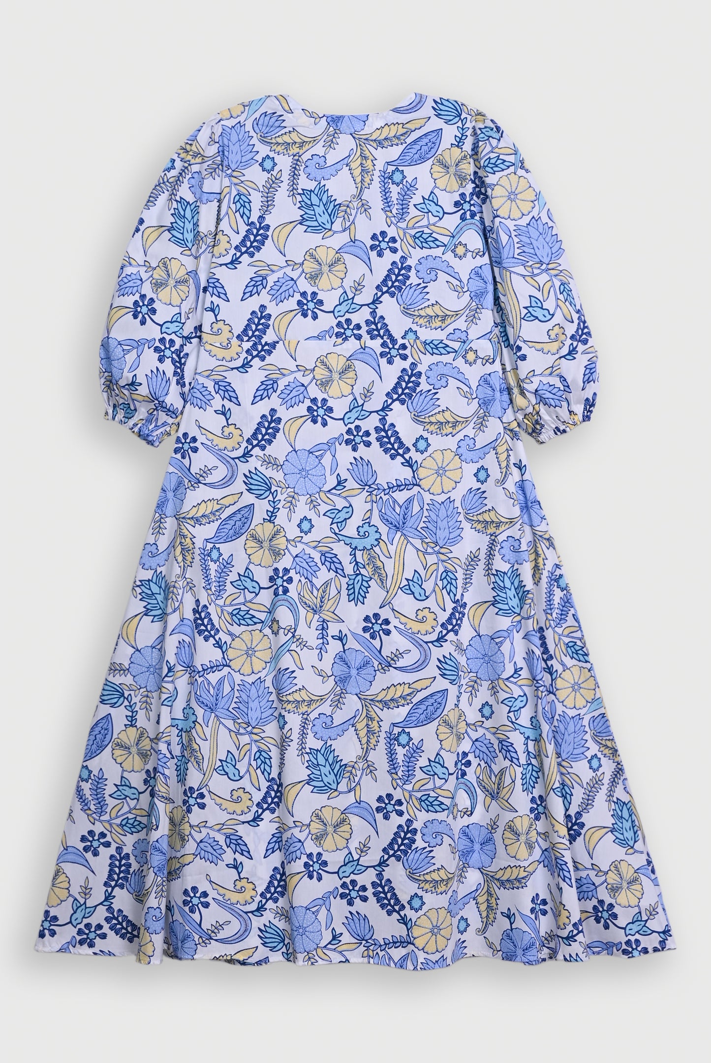 PRINTED LIGHT BLUE FROCK