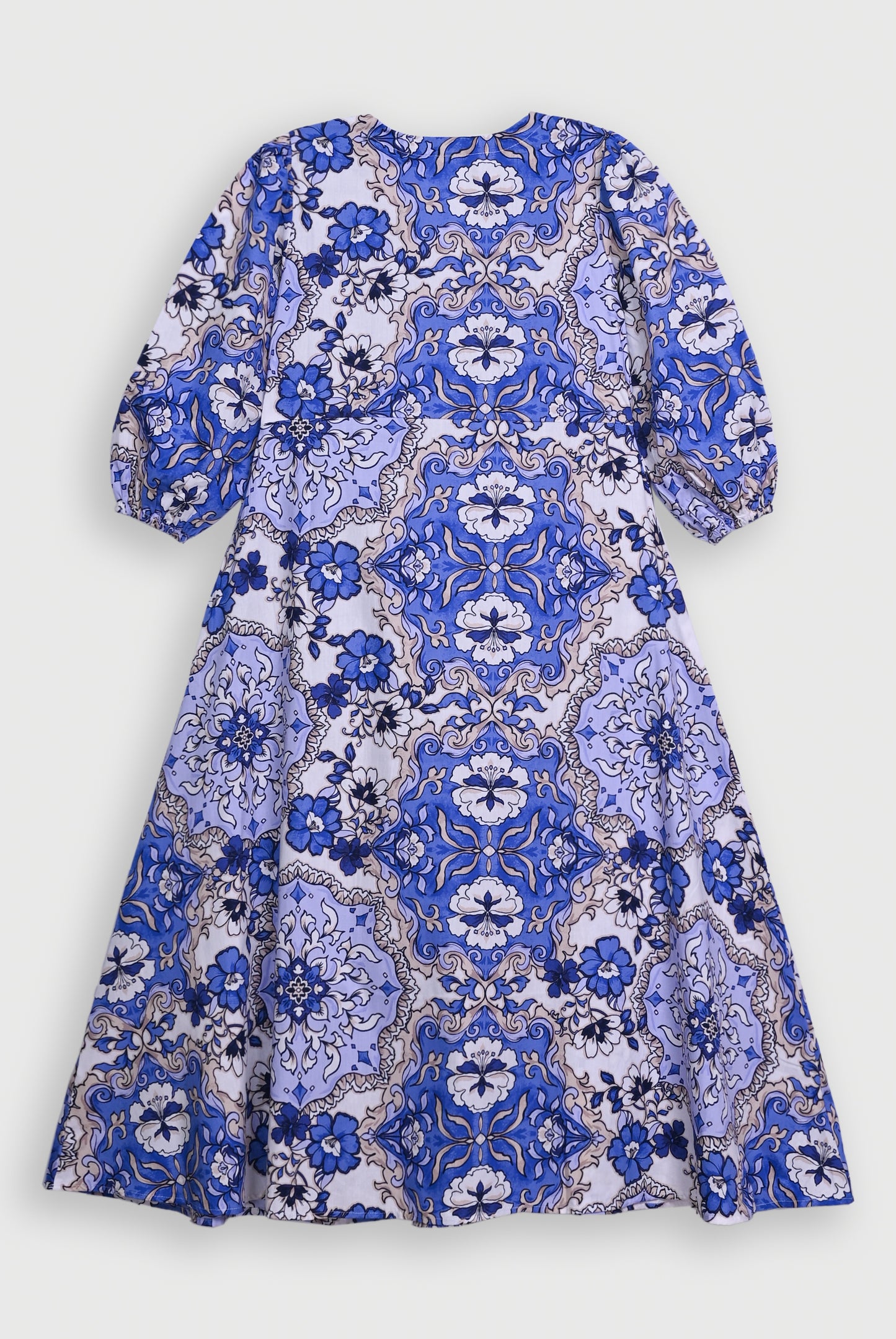 PRINTED BLUE FROCK
