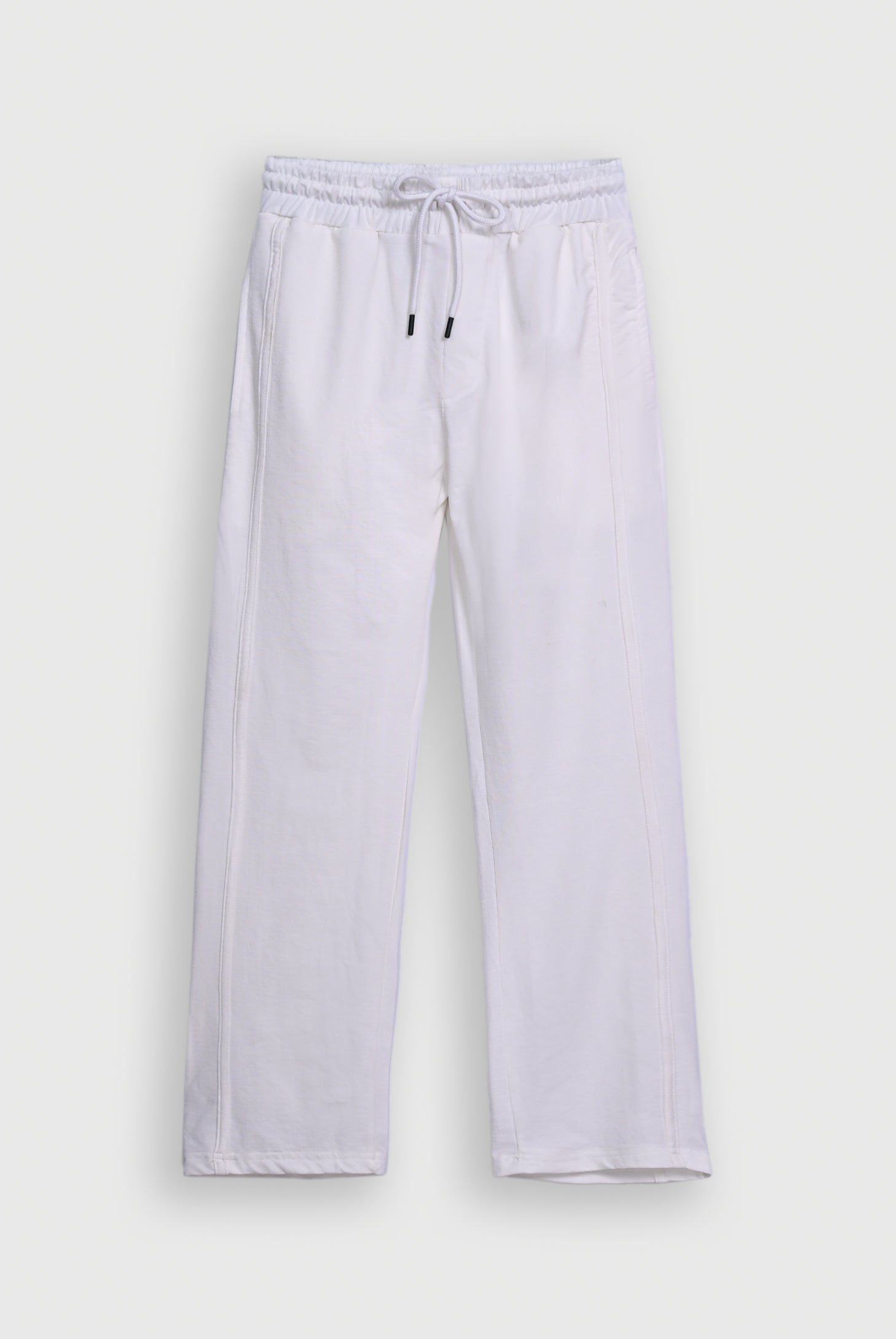 COTTON JERSEY WHITE TROUSER Reality