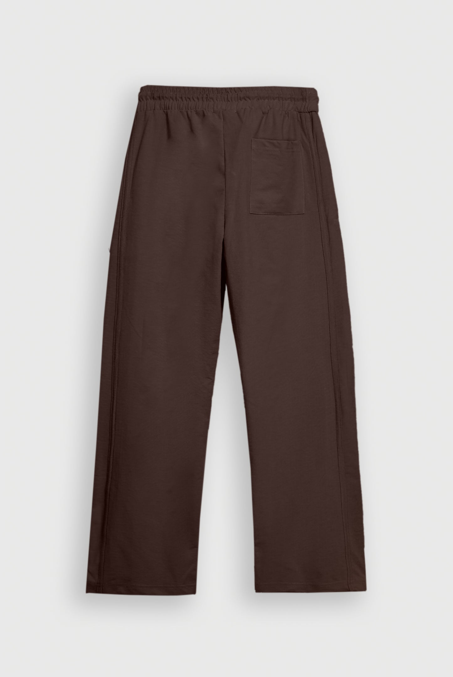 COTTON JERSEY BROWN TROUSER