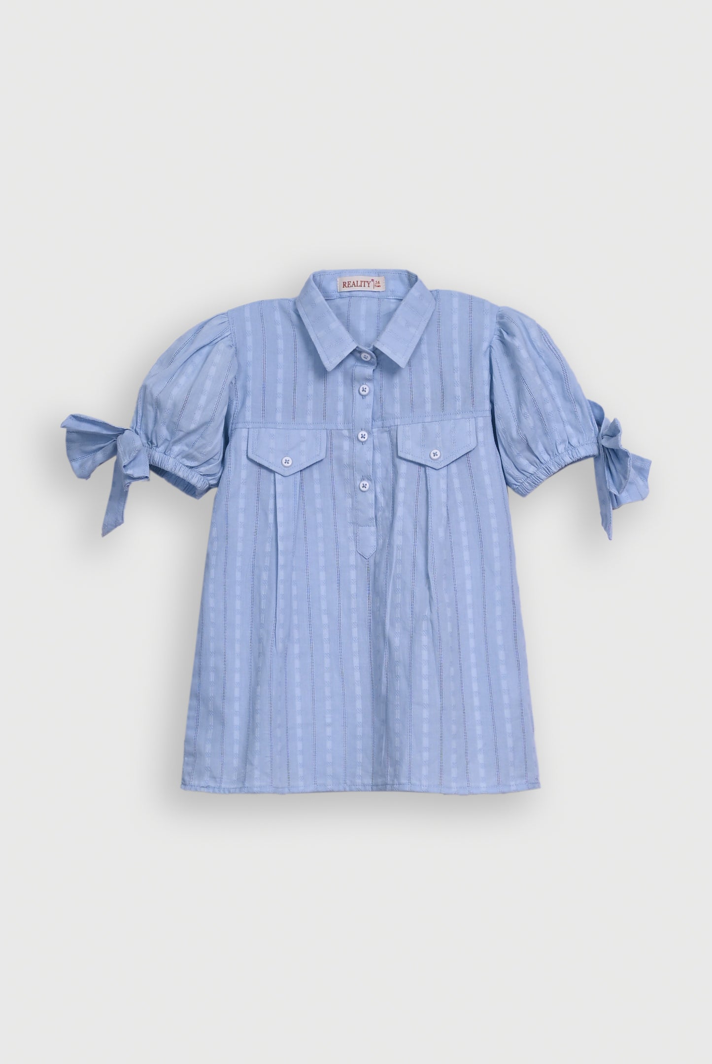 ELEGANT FUPP SLEEVE SKY TOP