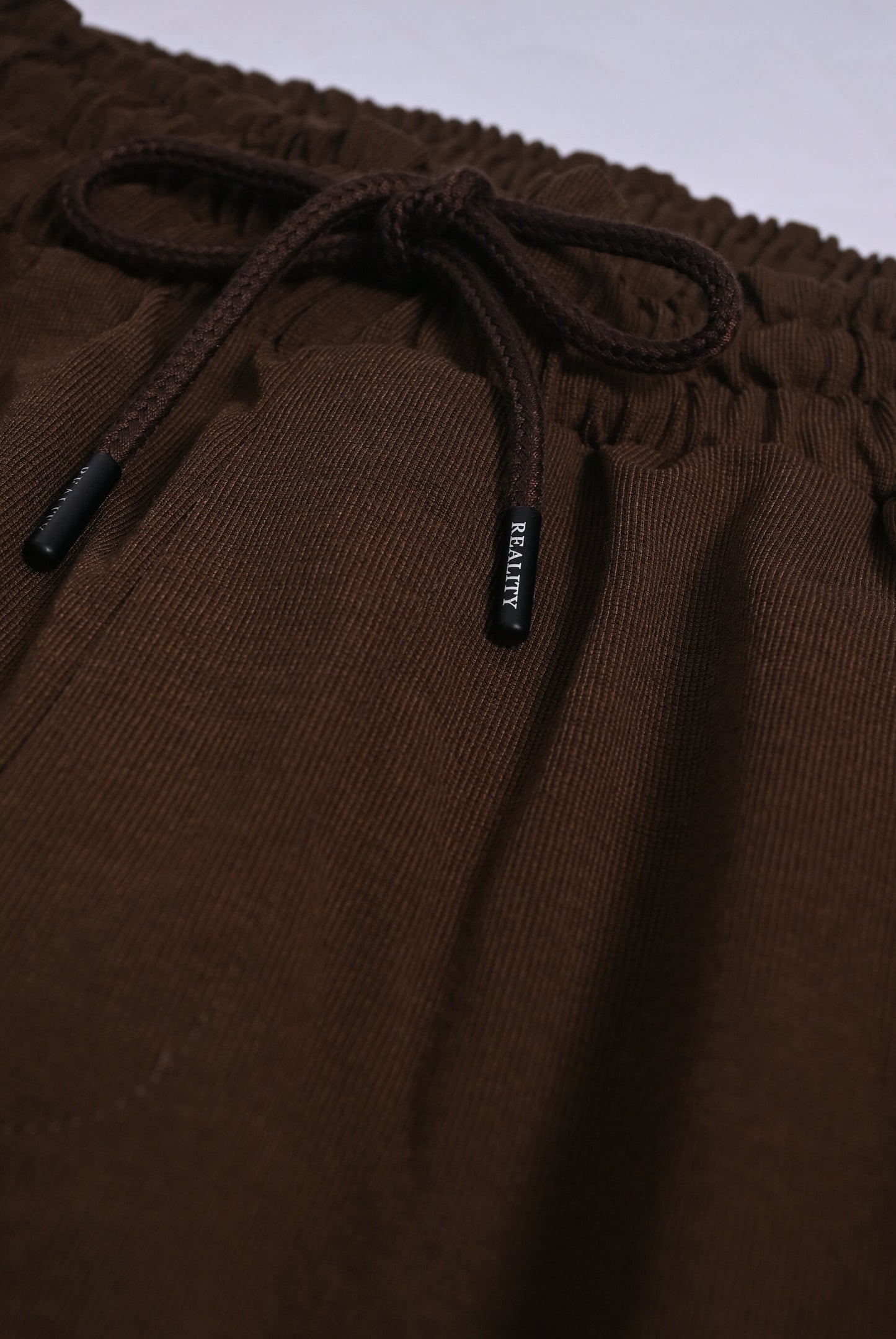 COTTON JERSEY BROWN TROUSER