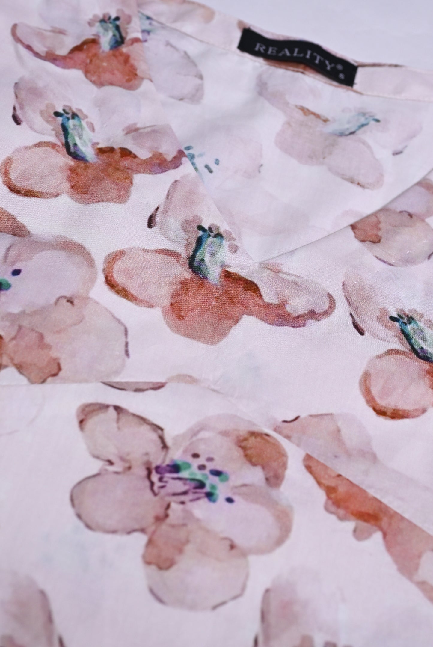 PRINTED LIGHT BROWN FROCK