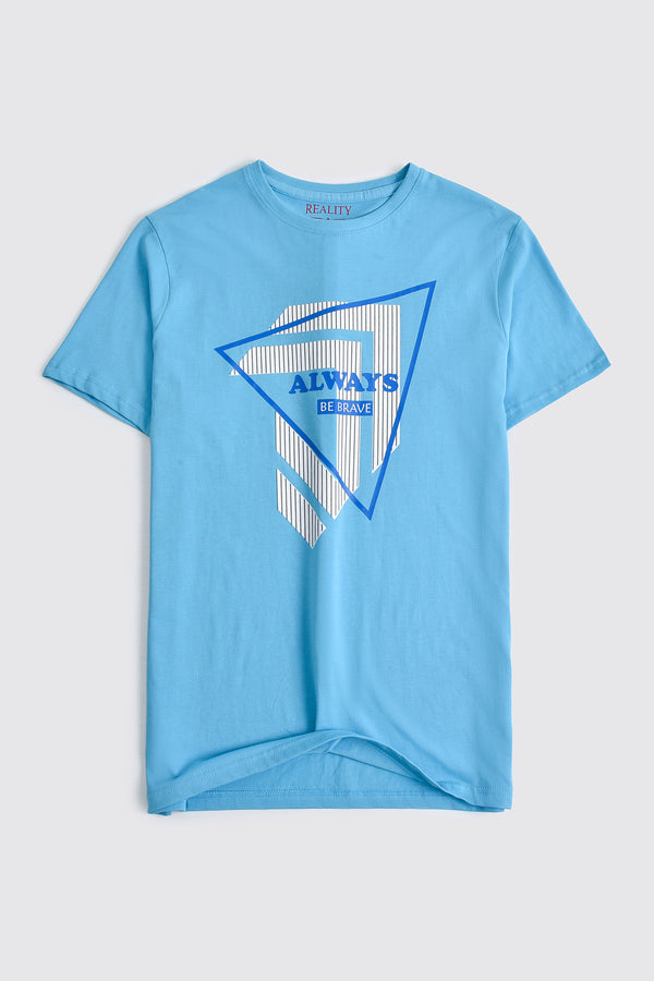 Aqua Arrow Graphic T-Shirt