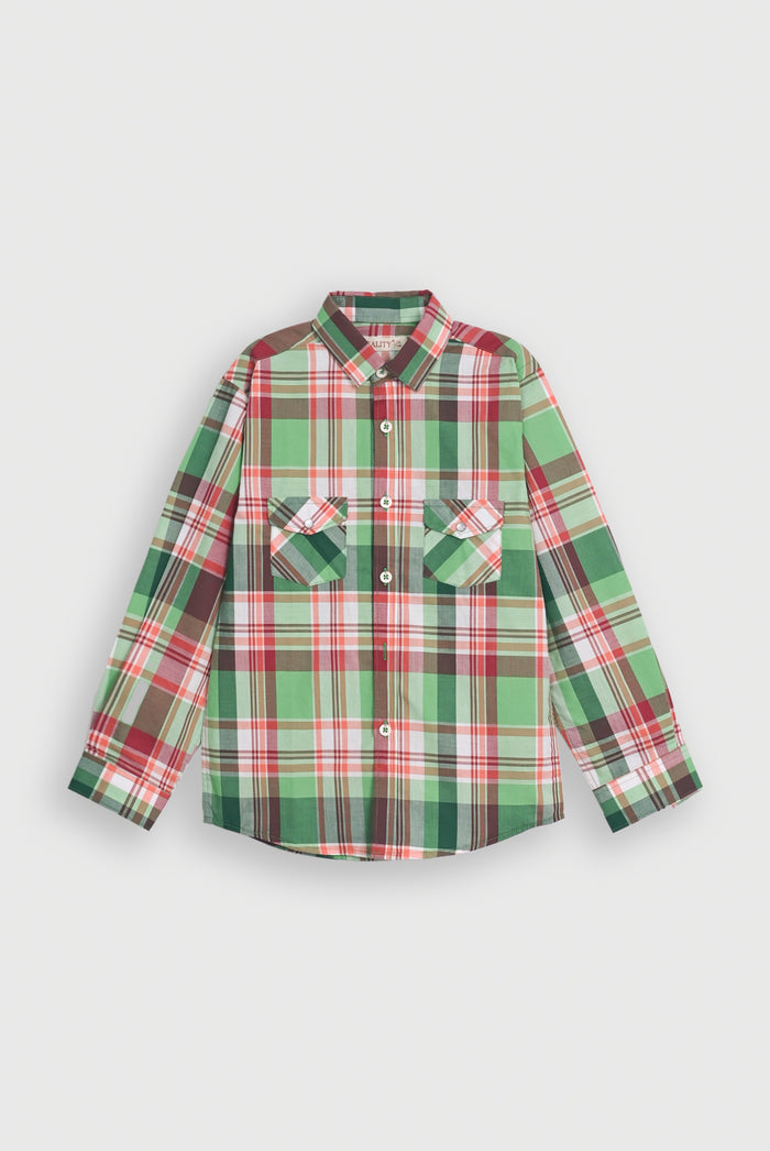 CHECKERD PARROT SHIRT