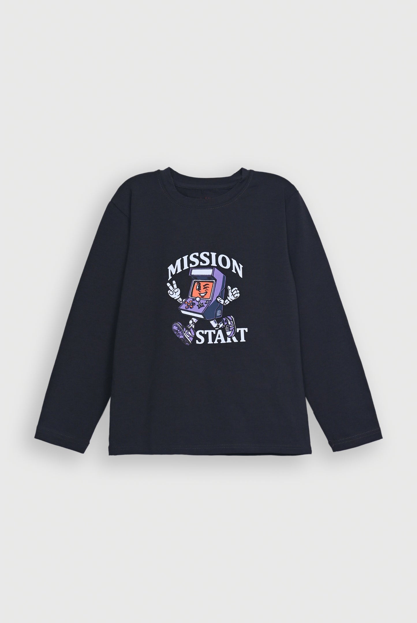 MISSION START GAMING CHARCOAL TEE Reality