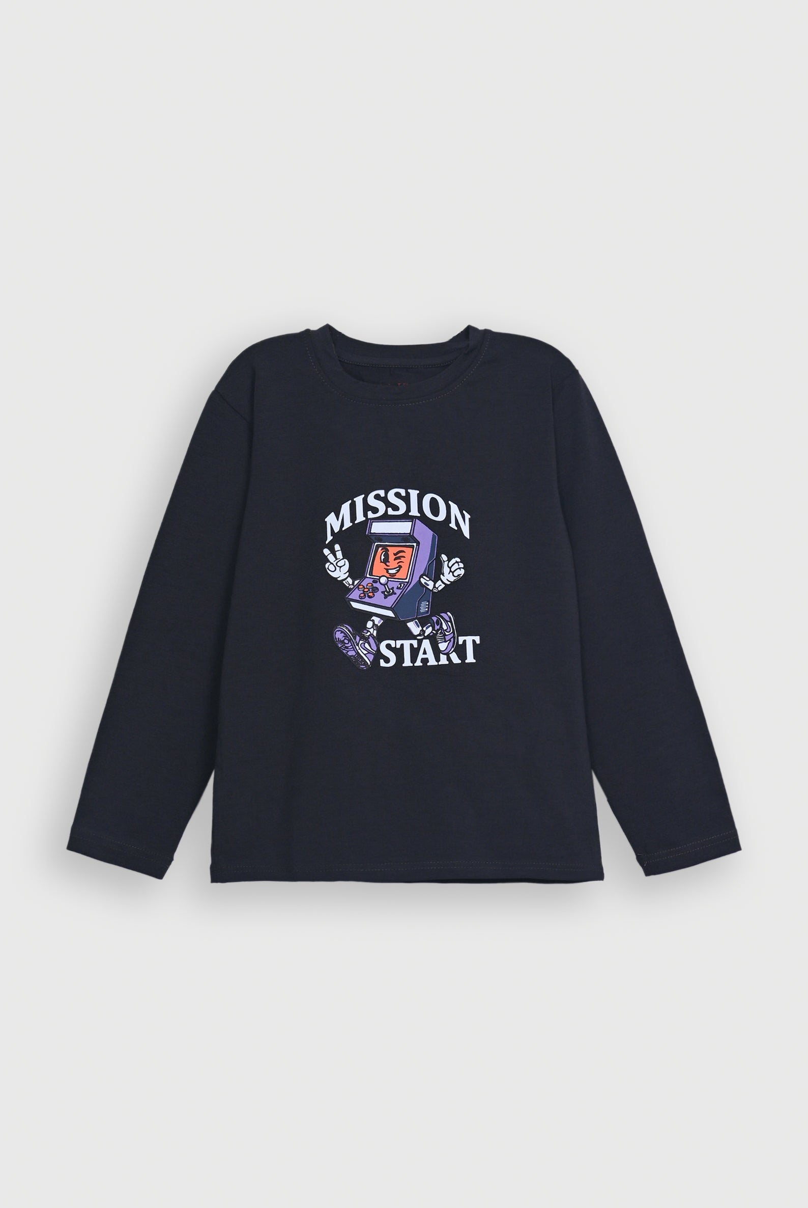 MISSION START GAMING CHARCOAL TEE Reality