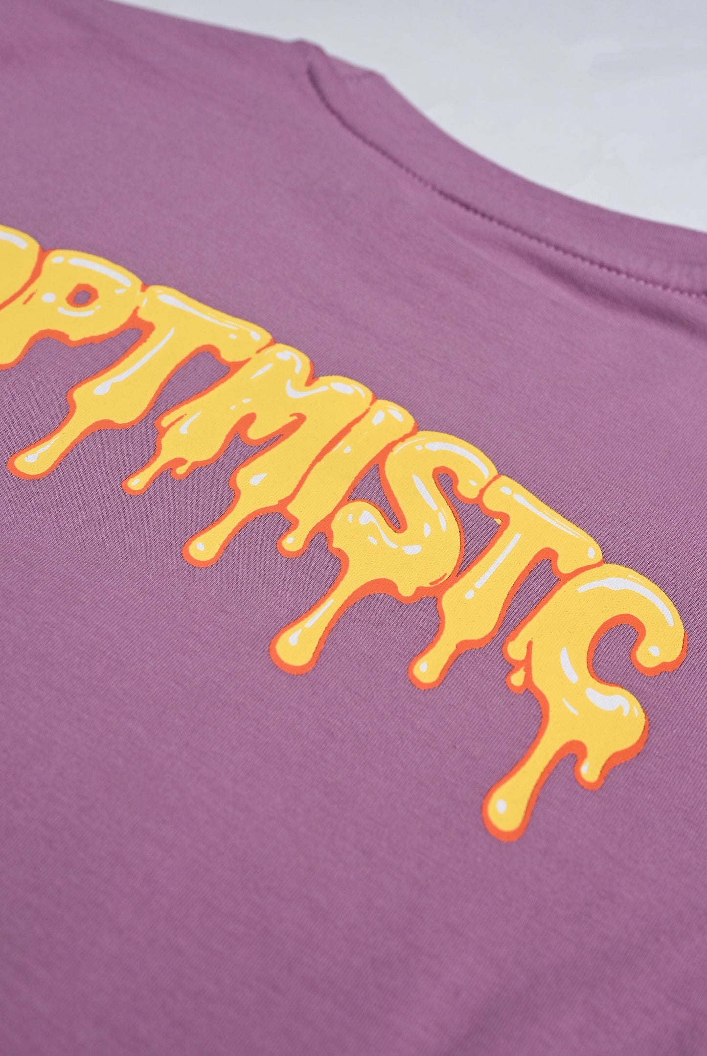 OPTIMISTIC GRAPHIC PURPLE TEE Reality