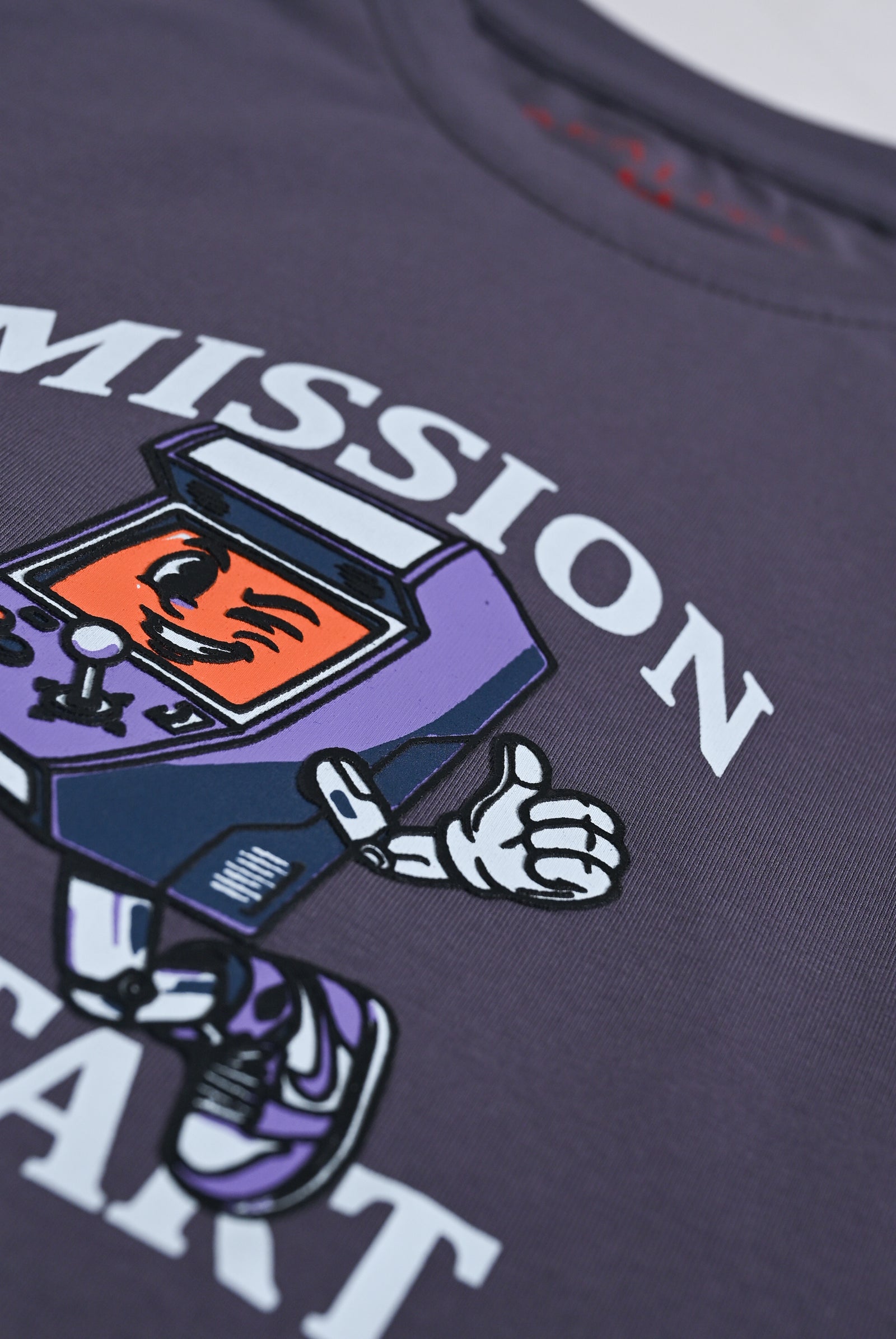MISSION START GAMING GRAY TEE Reality