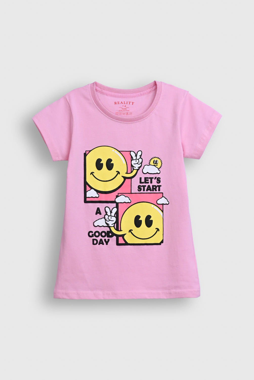 Smiley Day Start Tee Reality