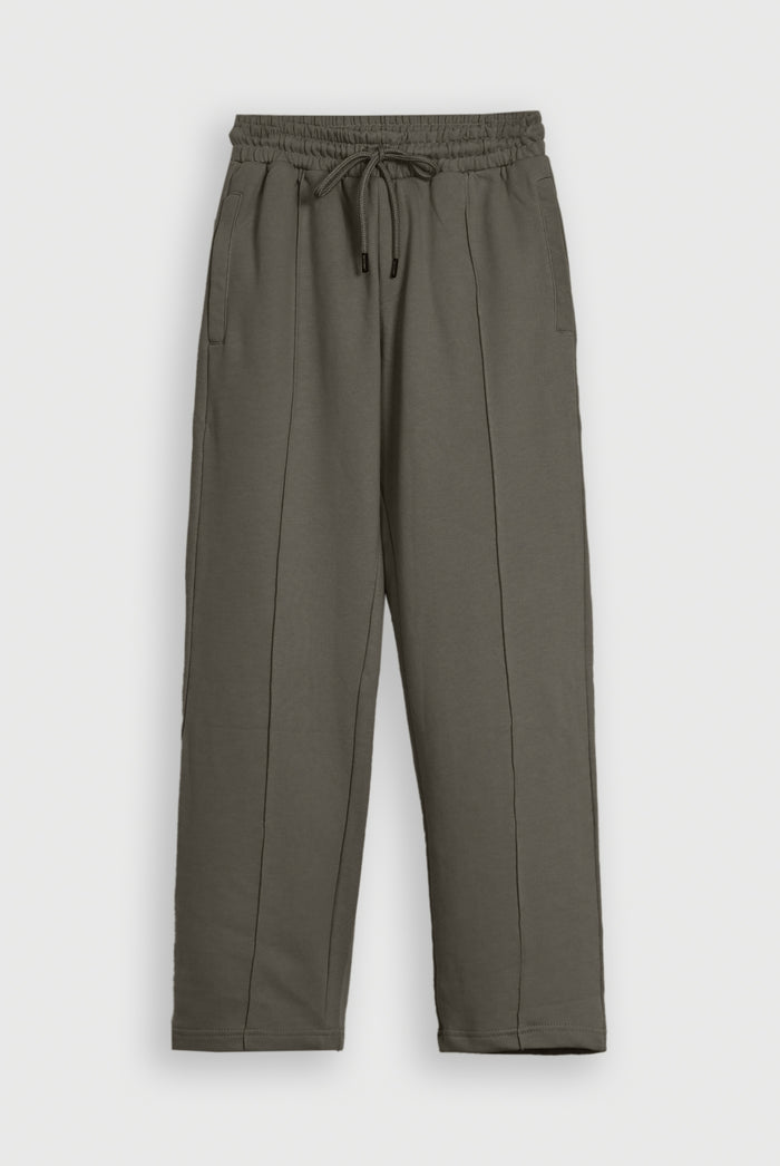 TERRY TAPERED OLIVE TROUSER
