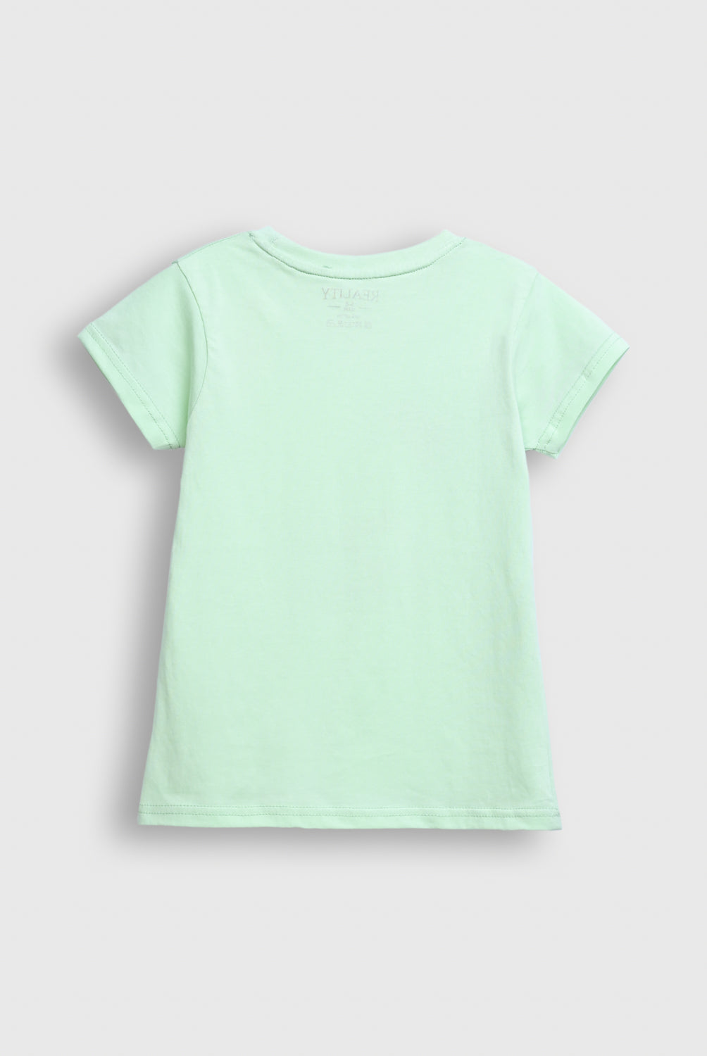 Girls' Mint Green Minnie Mouse Graphic T-Shirt – "Minnie Girl" Print Reality