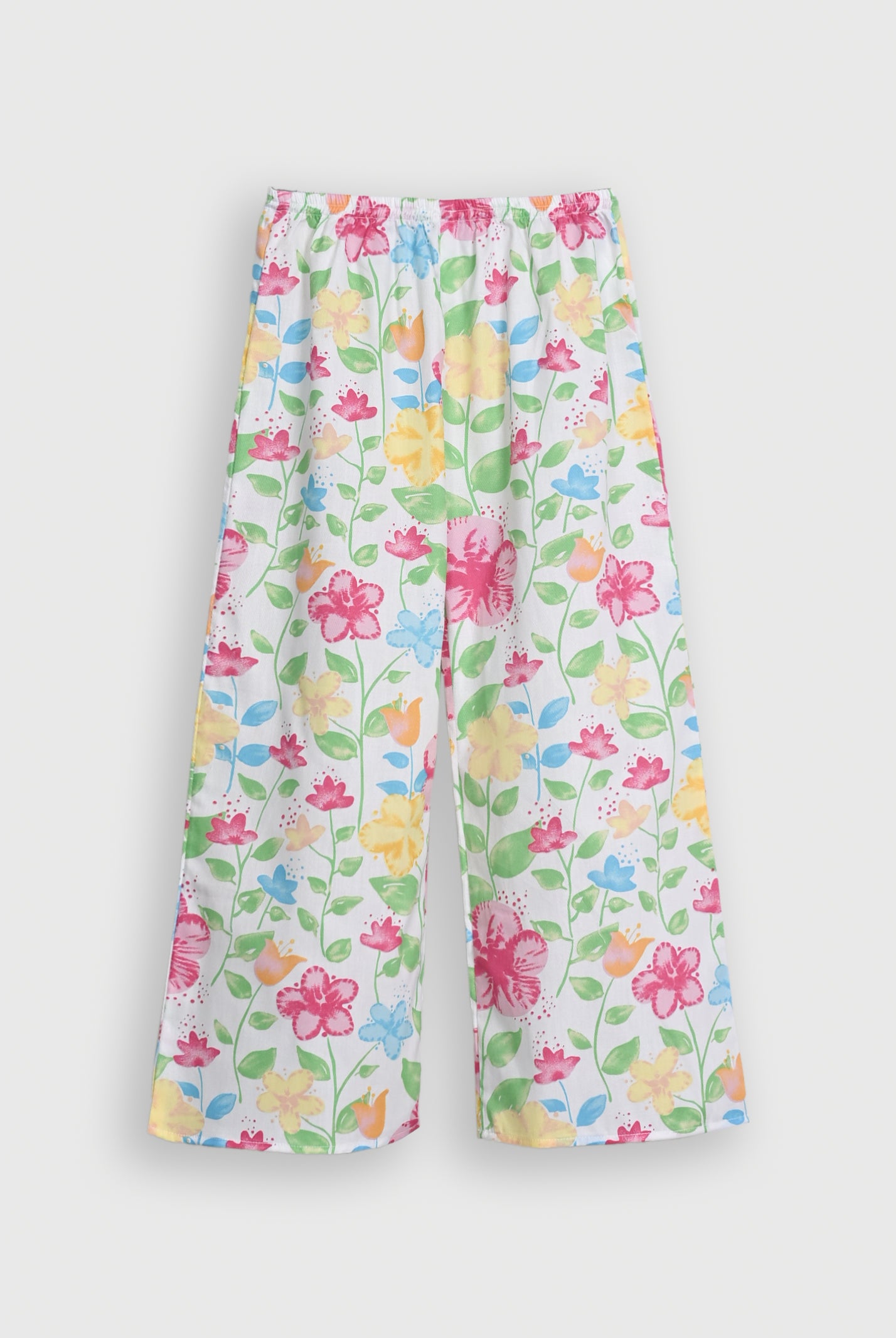 FLORAL PRINTED WHITE CO-ORD SET Reality